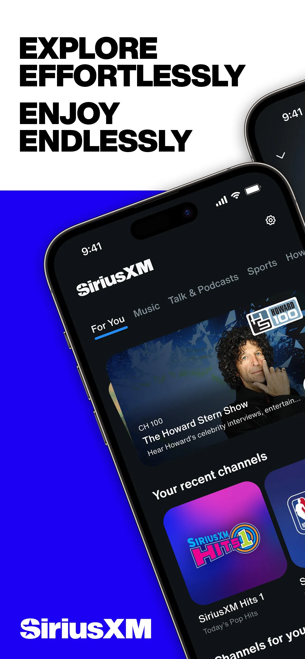 SiriusXM: Music, Sports & News iphone screenshot 1