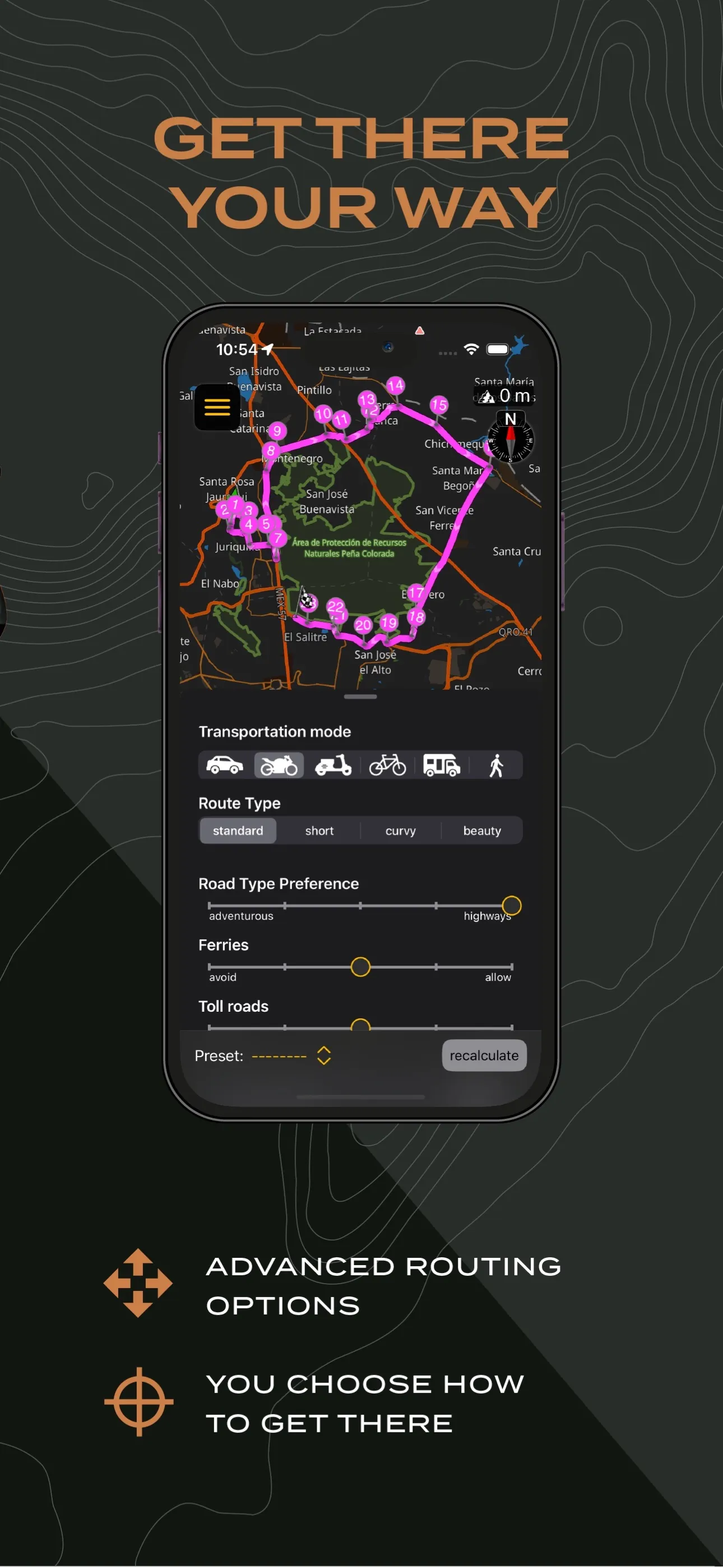 Scenic Motorcycle Navigation iphone screenshot 3