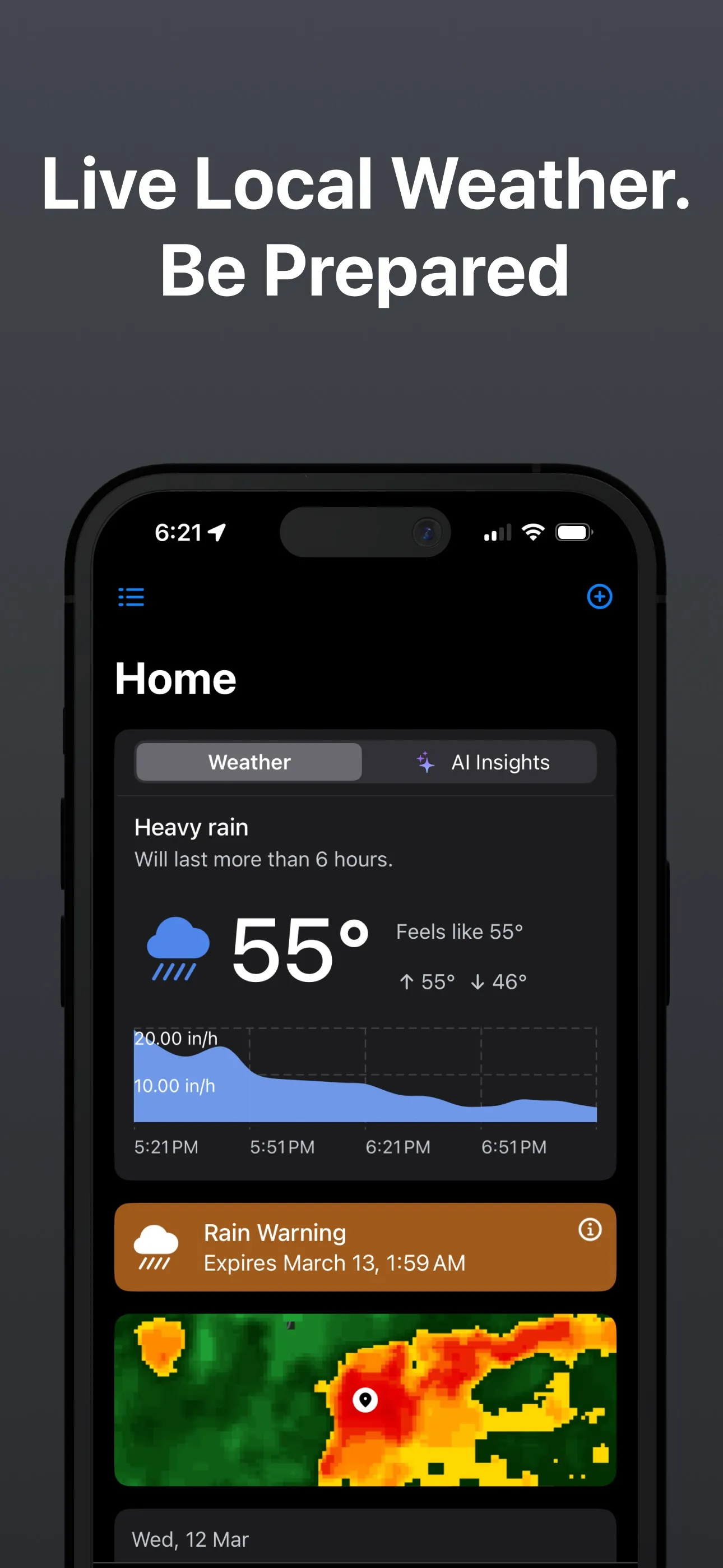 Rain Viewer: PRO Weather Radar iphone screenshot 3