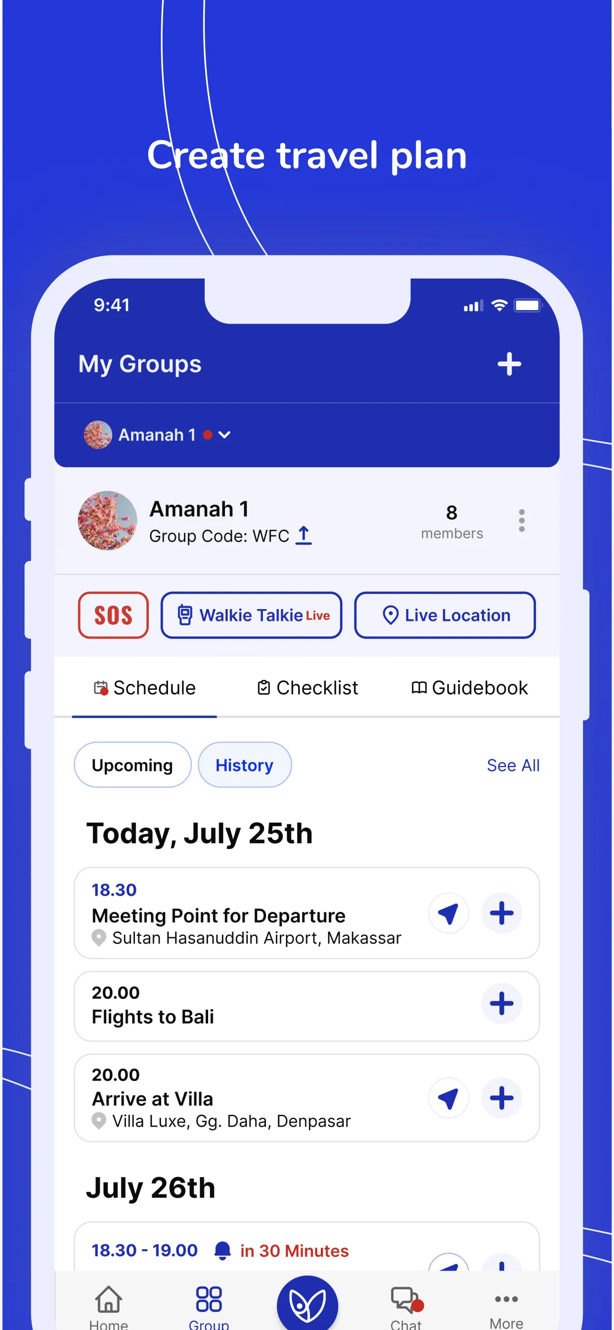 Aventur: Group Travel Planner iphone screenshot 2