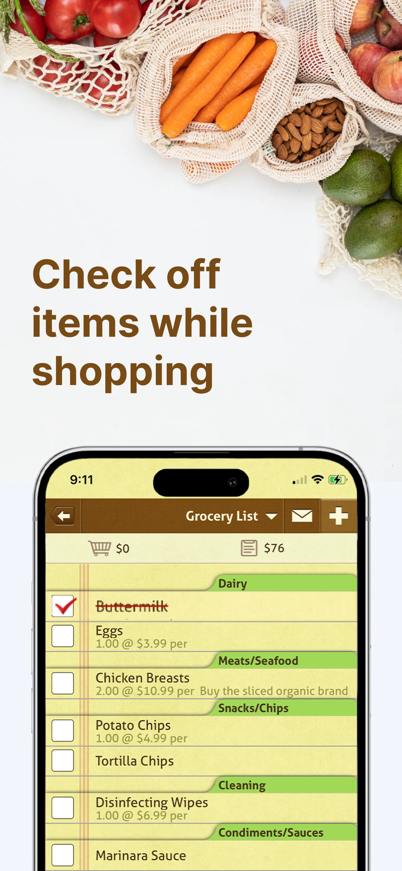 List Ease: Shared Grocery List iphone screenshot 8