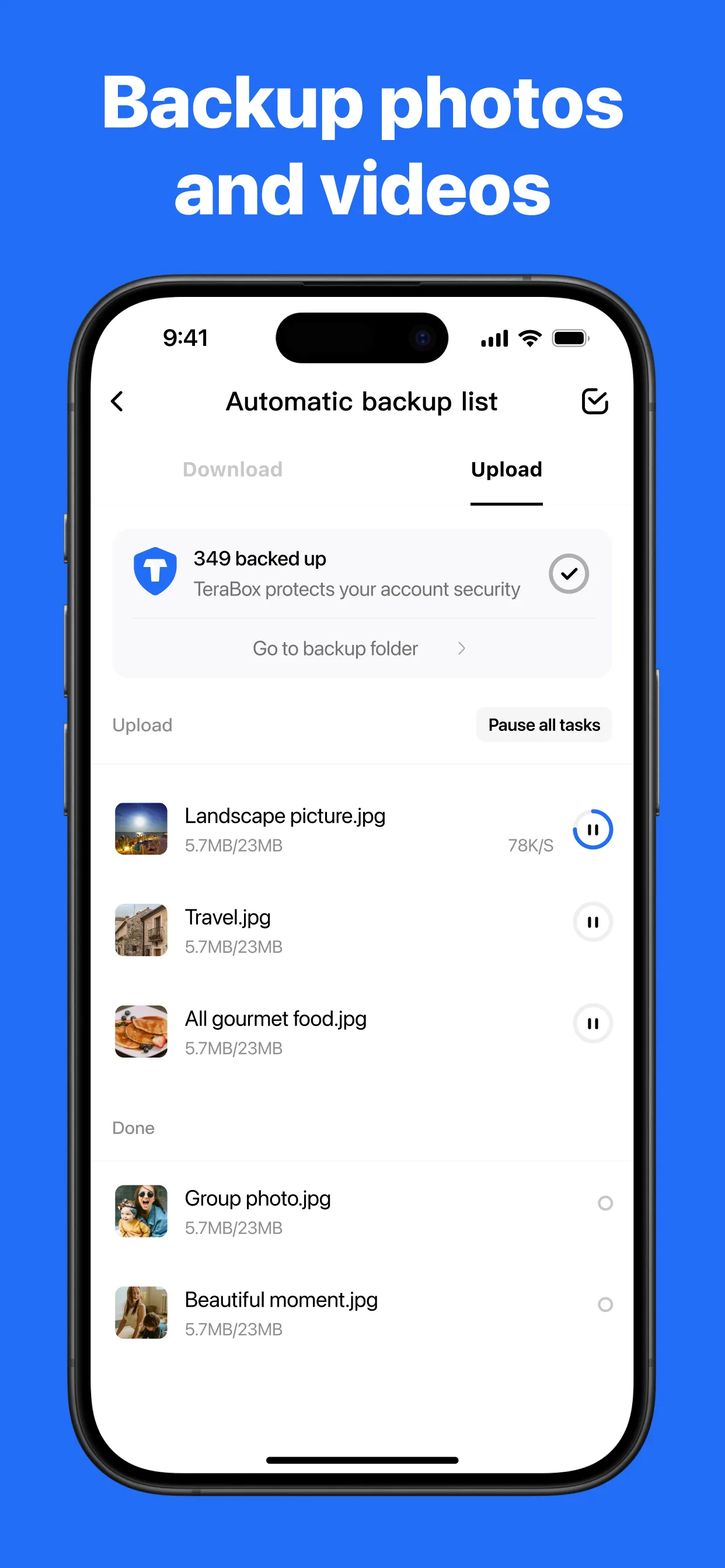TeraBox: 1TB Cloud & AI Space iphone screenshot 7