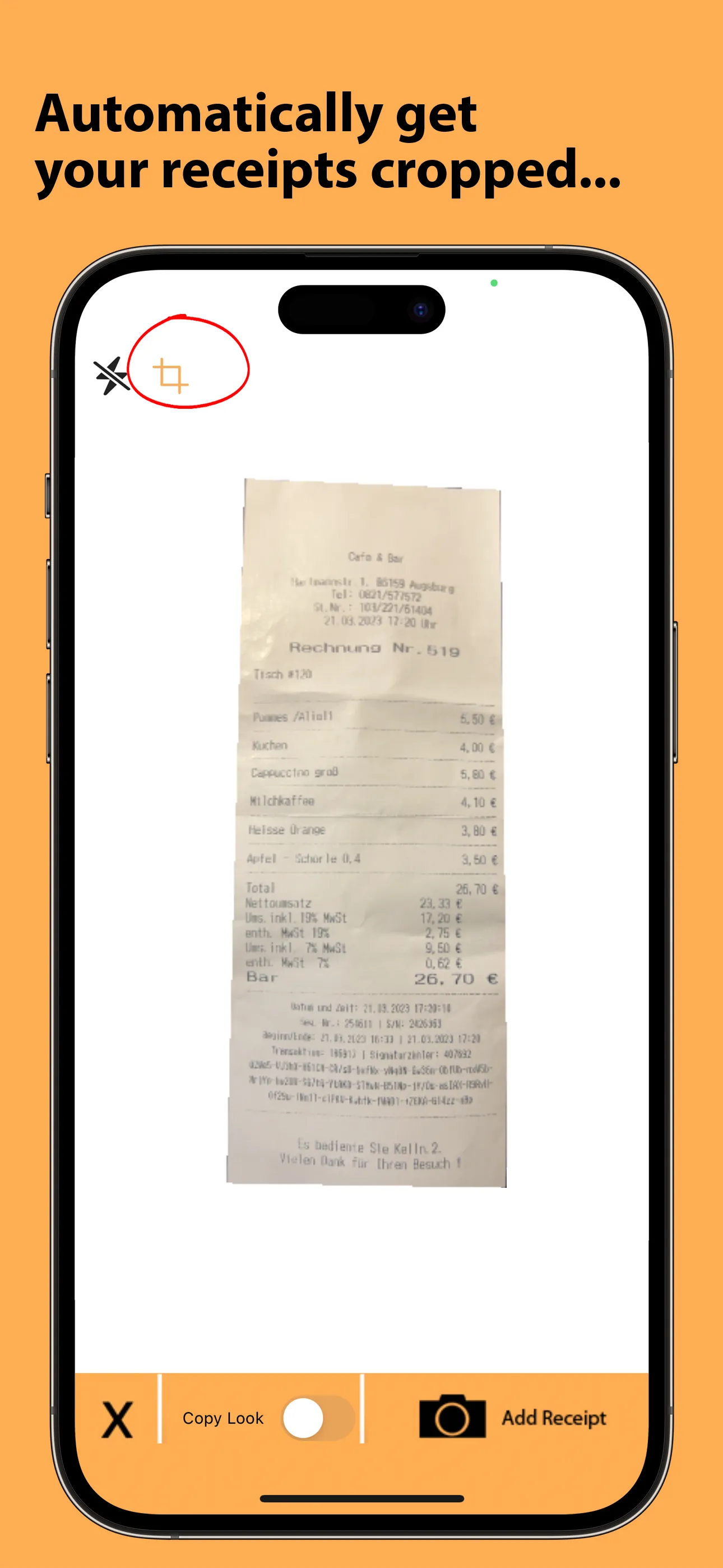 ABUKAI Expense Reports Receipt iphone screenshot 6