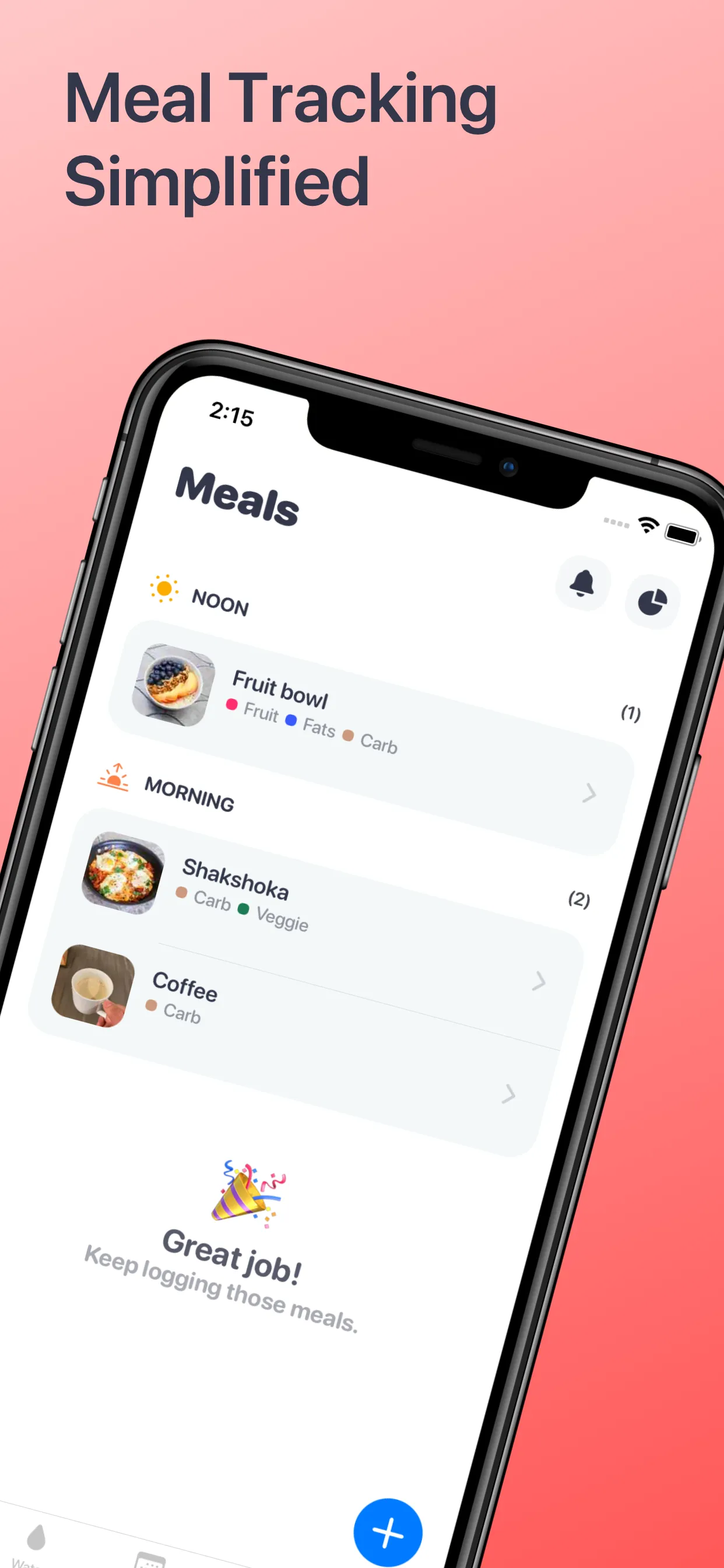 Your Food Journal iphone screenshot 1