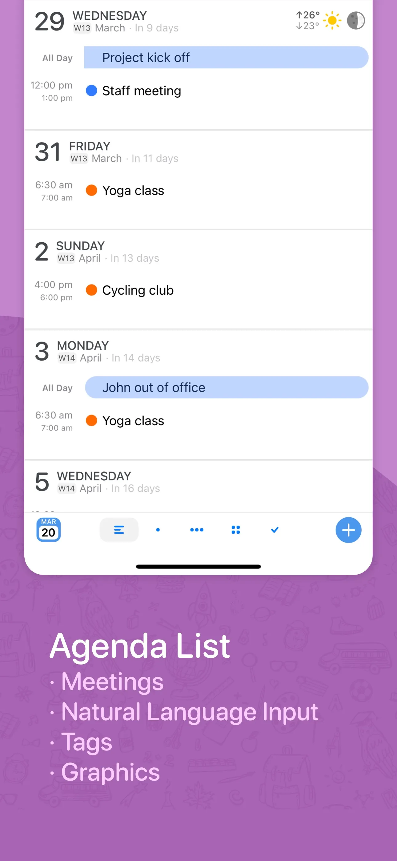 BusyCal: Calendar & Tasks iphone screenshot 3