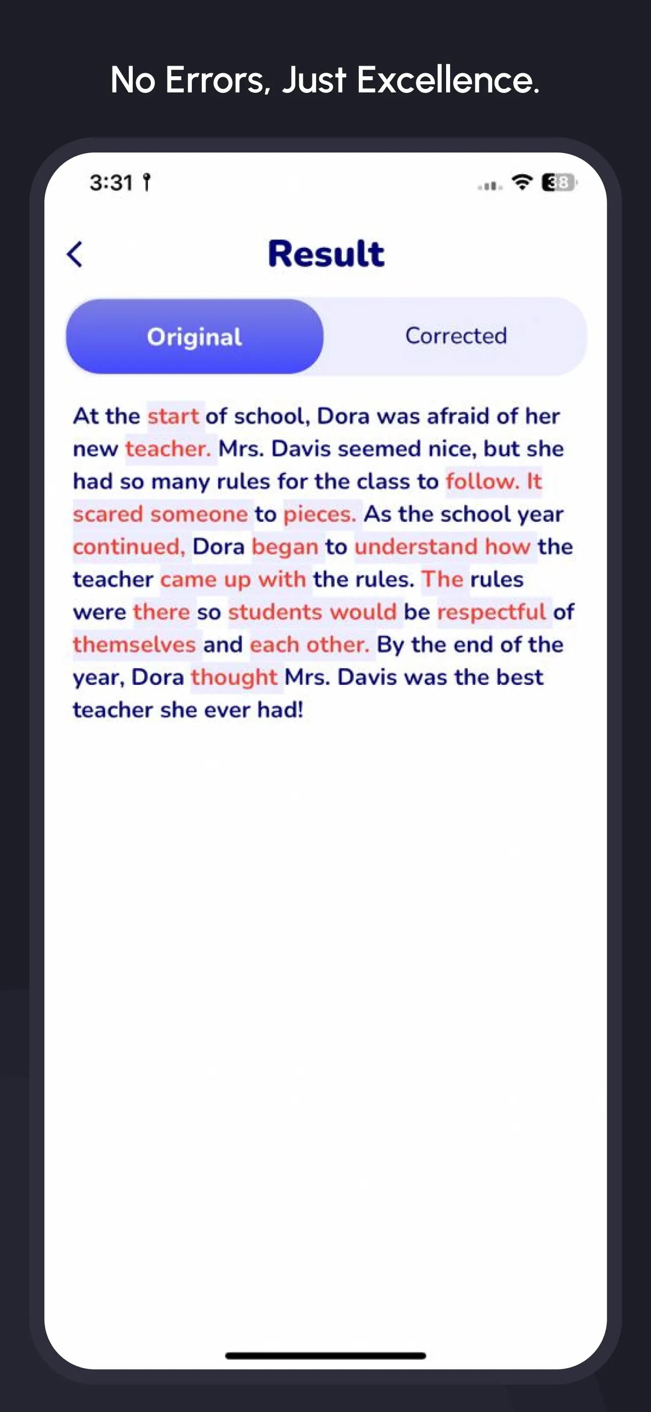 Grammar Check: Spell Corrector iphone screenshot 3