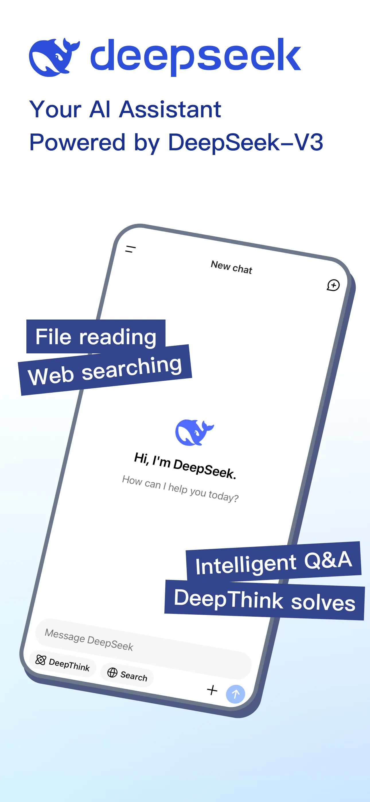 DeepSeek - AI Assistant iphone screenshot 1