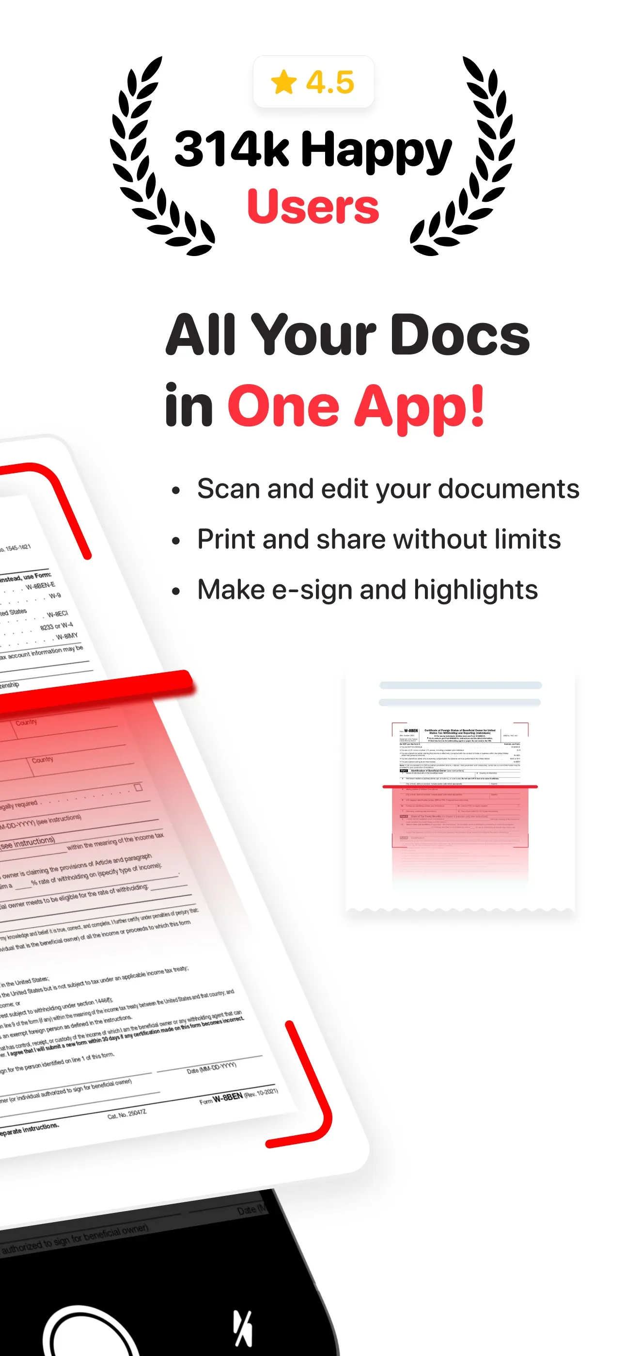 Pdf scanner: Documents Scanner iphone screenshot 2