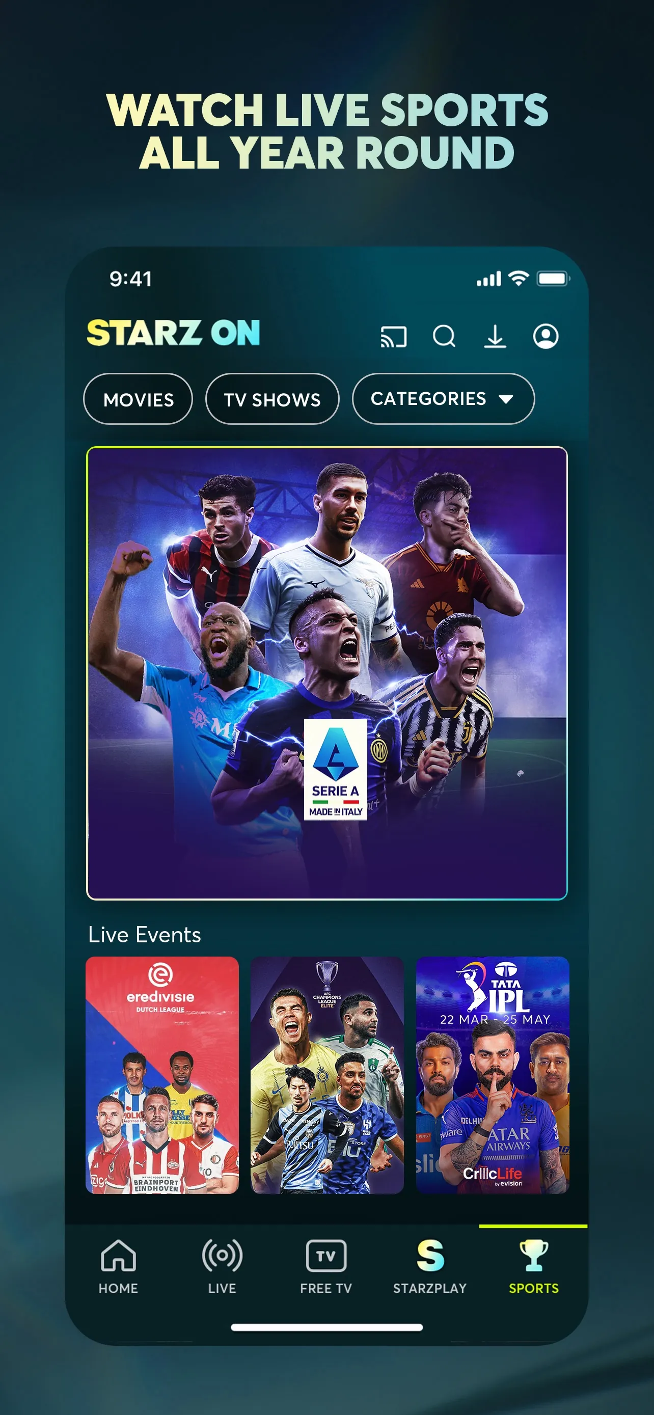 STARZ ON iphone screenshot 6