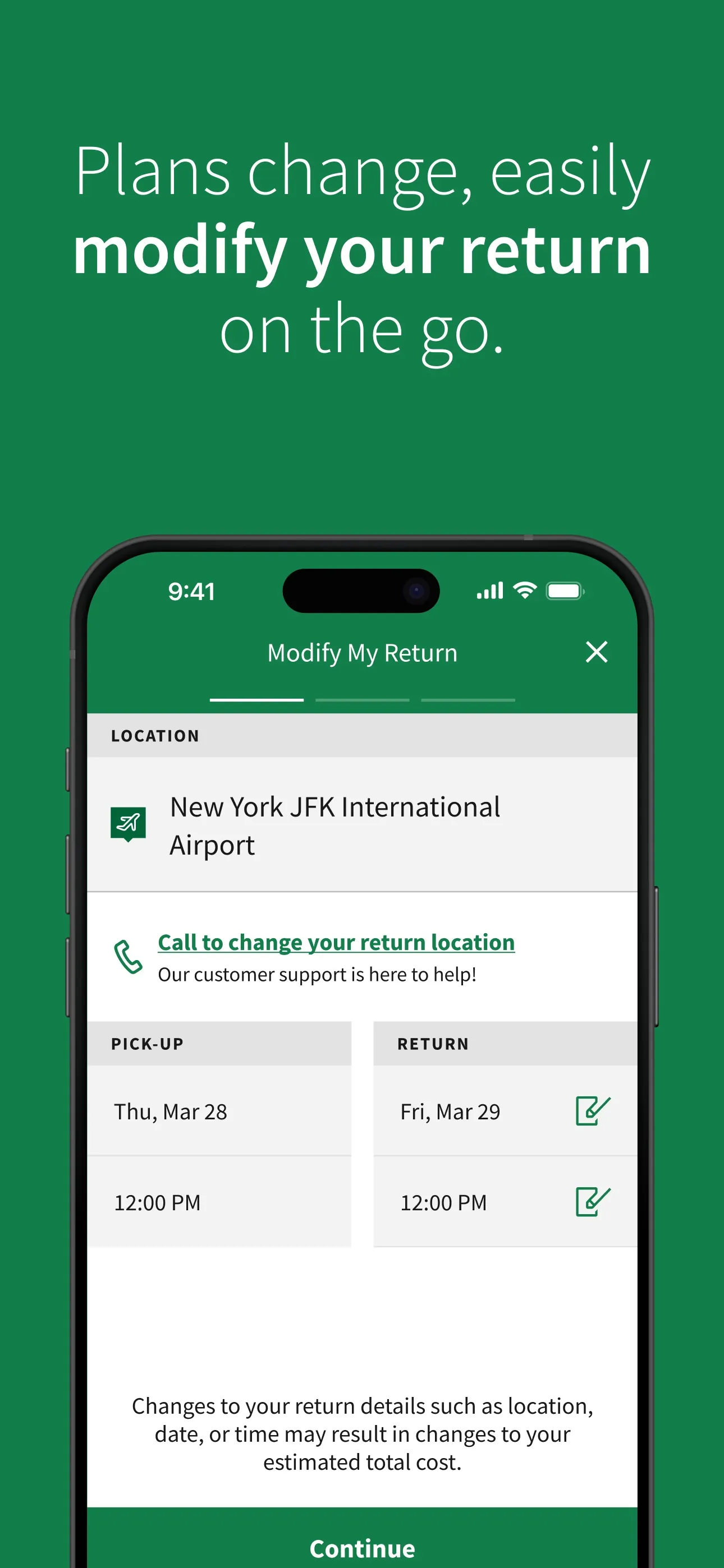 Enterprise Rent-A-Car iphone screenshot 10