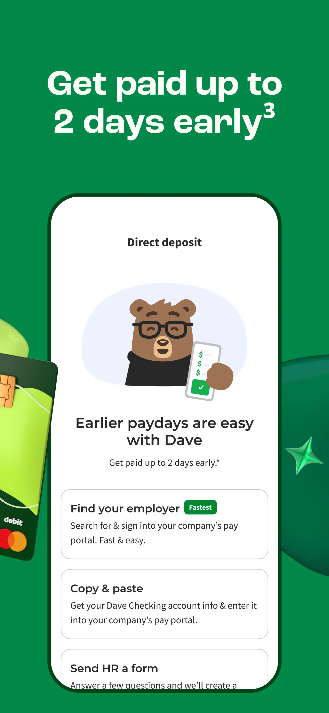Dave: Fast Cash & Banking iphone screenshot 4
