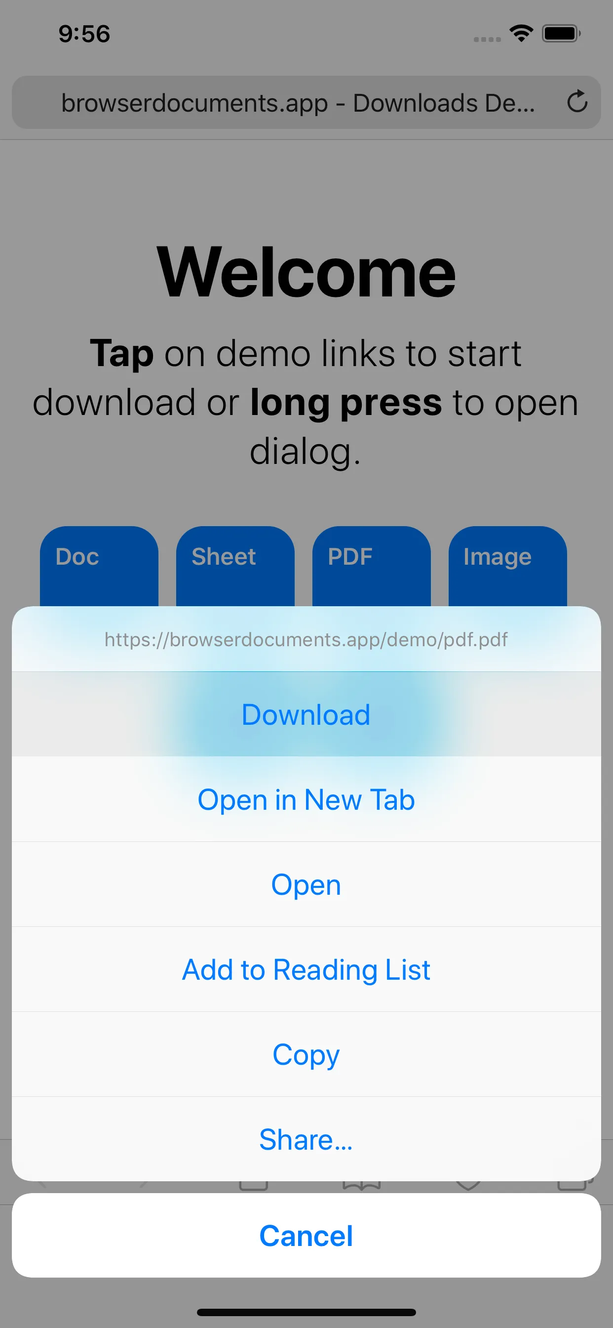 Browser and Documents Manager iphone screenshot 1