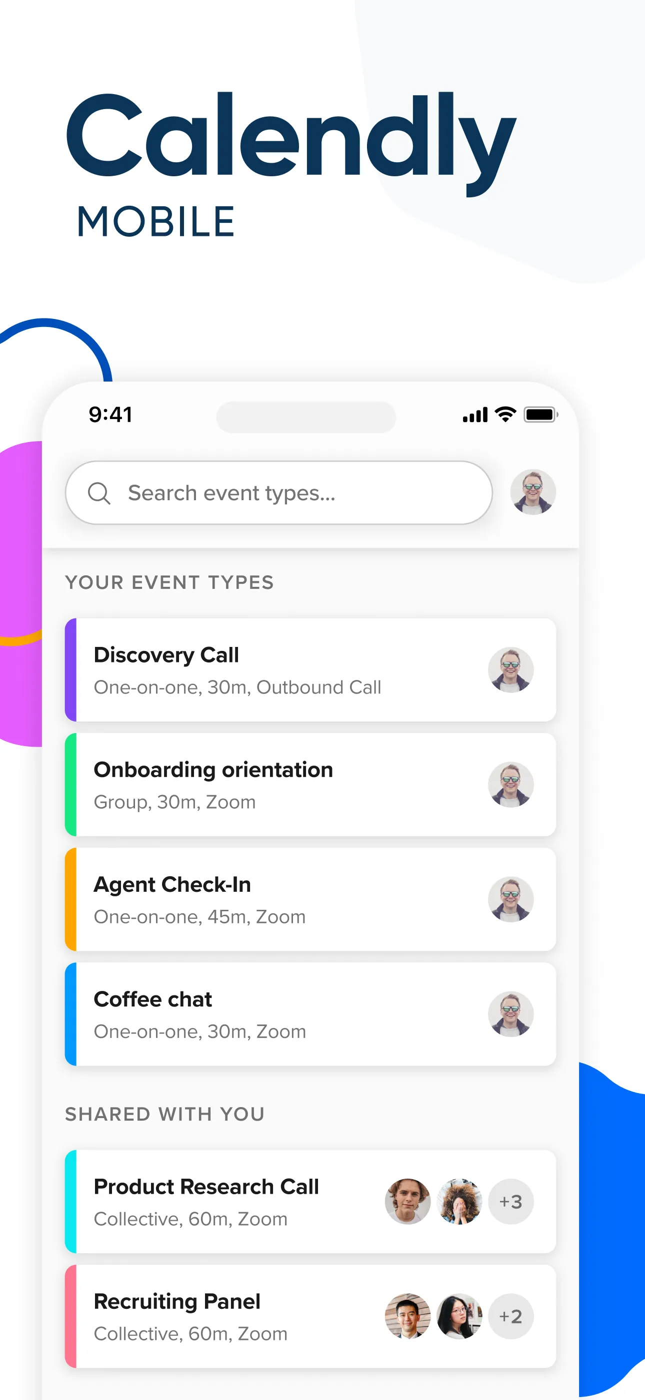 Calendly Mobile iphone screenshot 1