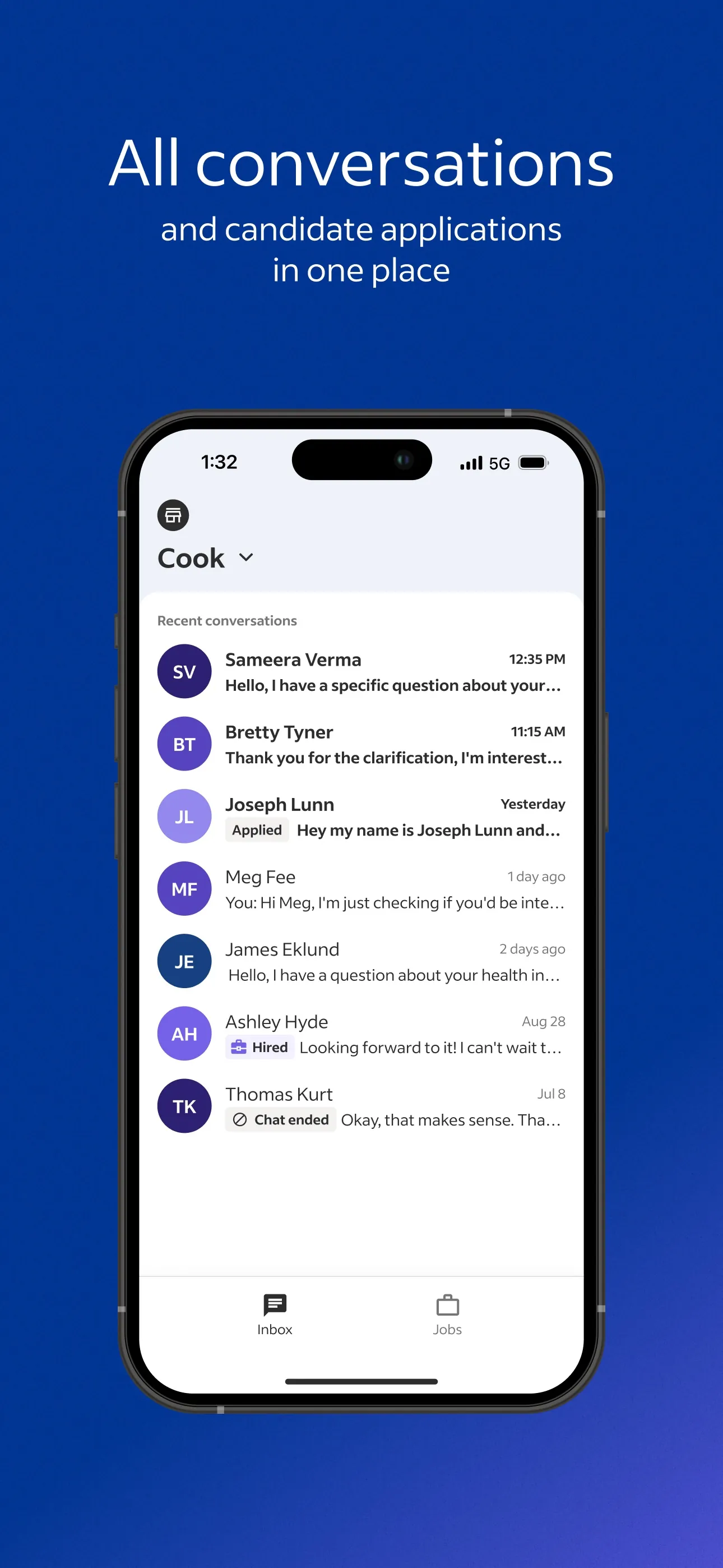 Indeed Connect for Employers iphone screenshot 1