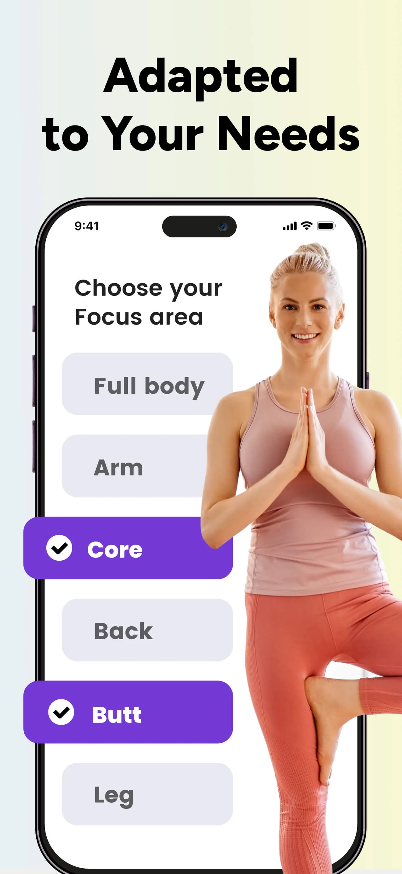 Yoga for Beginners, Pilates+ iphone screenshot 5