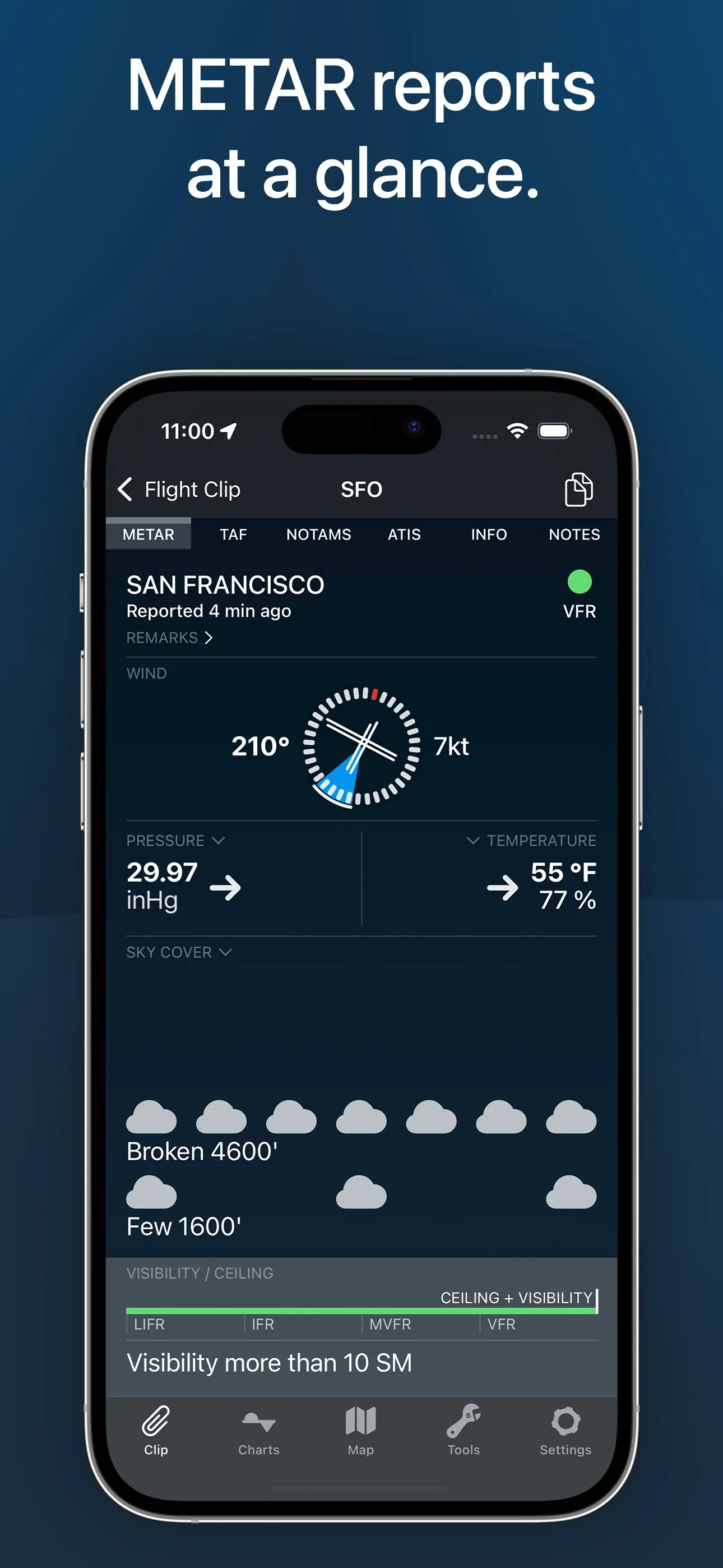 StationWeather - METAR and TAF iphone screenshot 2