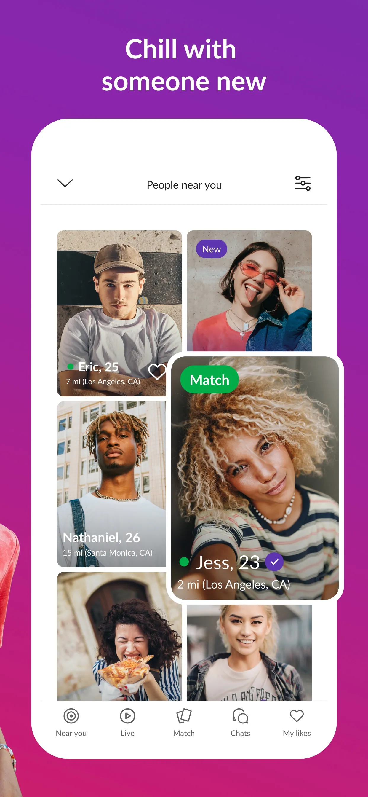 MeetMe - Meet, Chat & Go Live iphone screenshot 2