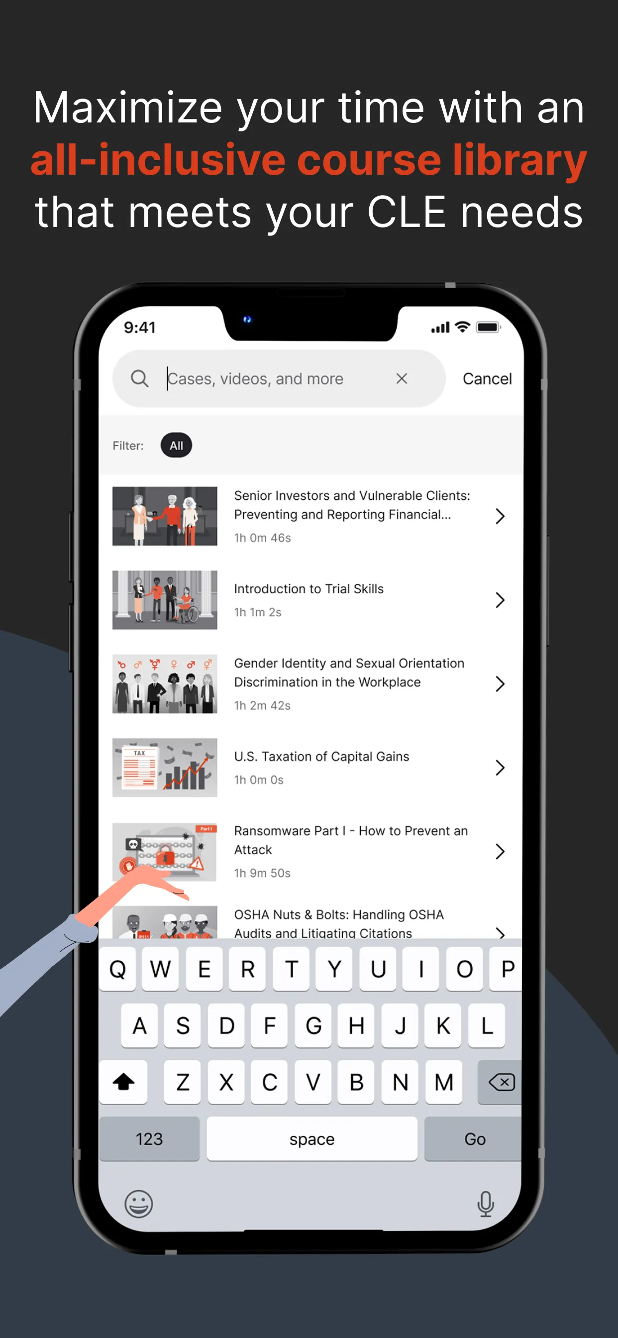 Quimbee iphone screenshot 6