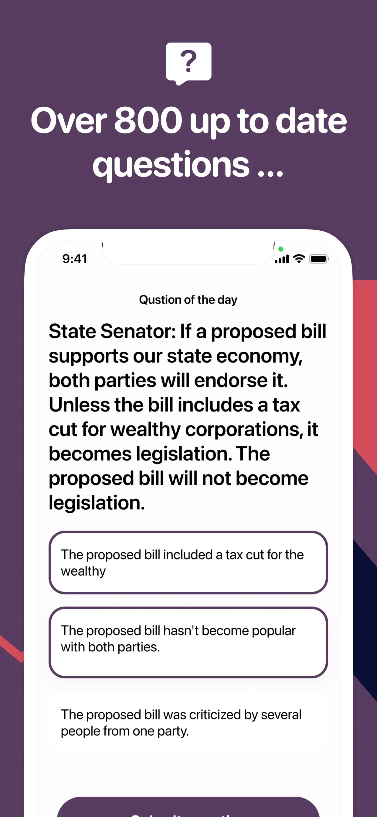 LSAT Prep iphone screenshot 2