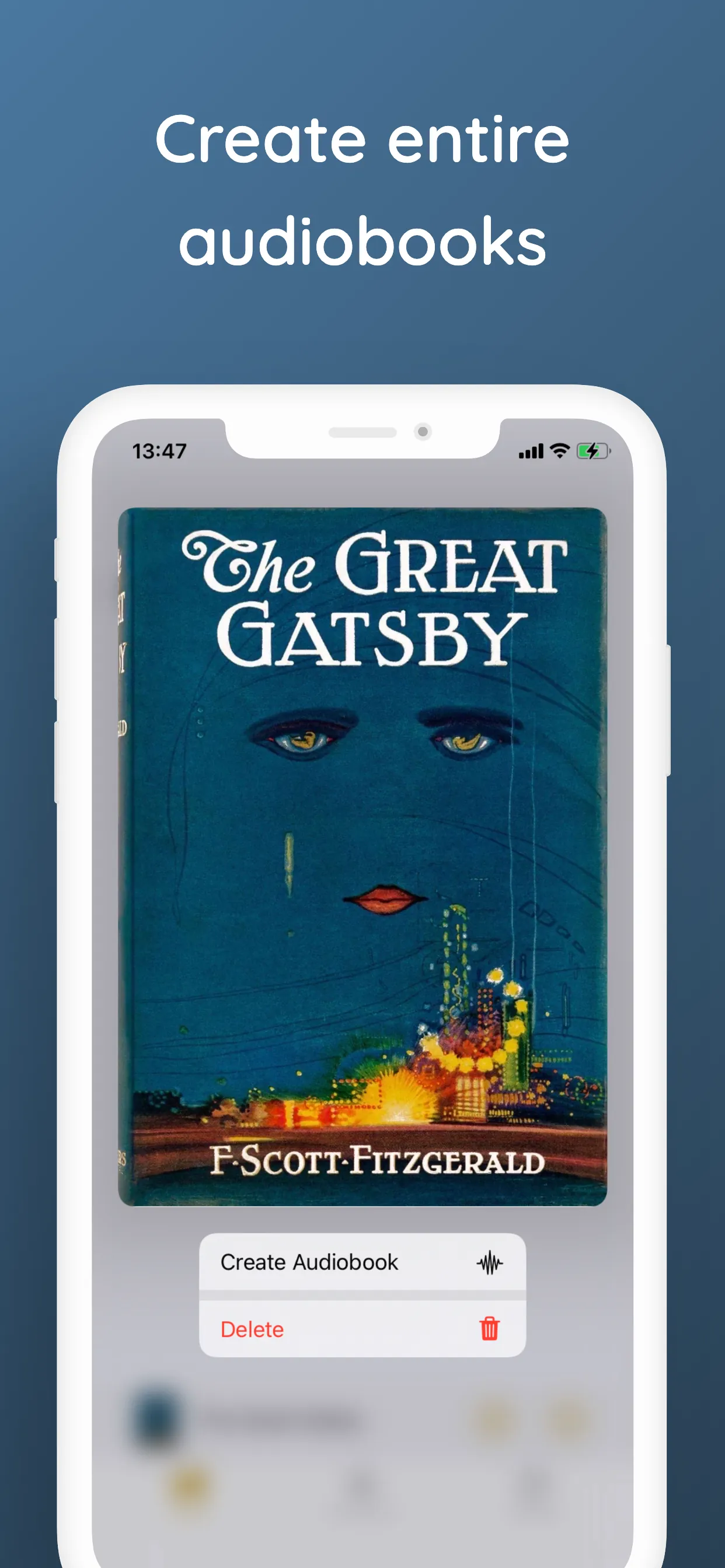 Narrator: Audiobook Maker iphone screenshot 4