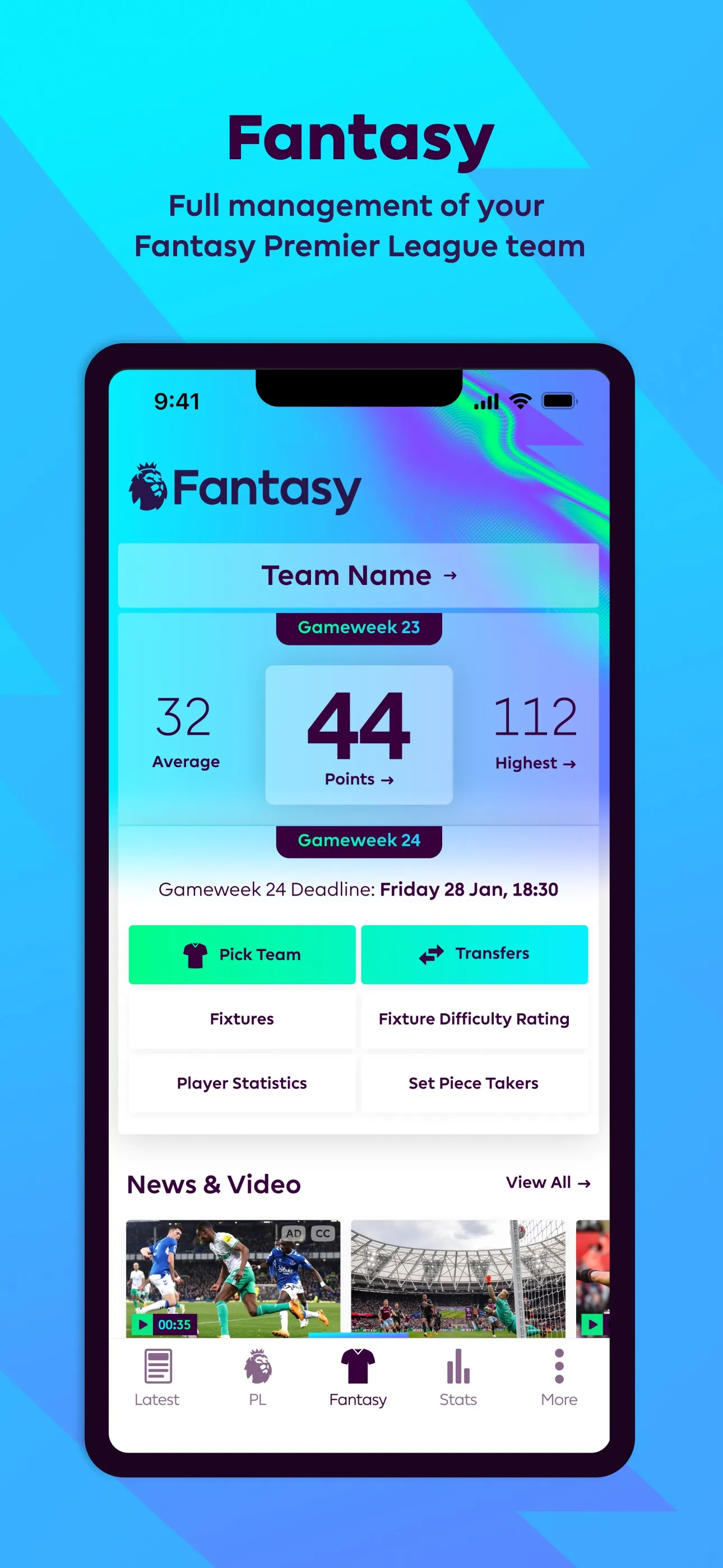 Premier League - Official App iphone screenshot 3