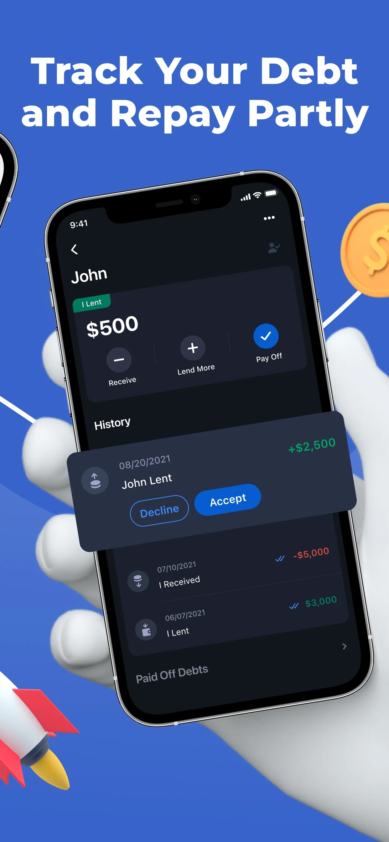 Saldo – Loan & Debt Tracker iphone screenshot 5