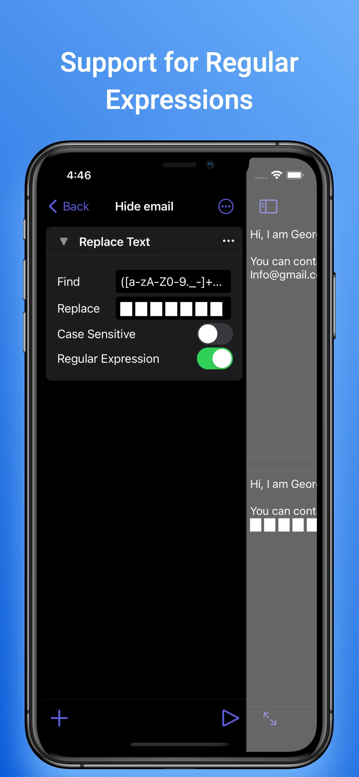 Text Workflow: Text Processing iphone screenshot 5
