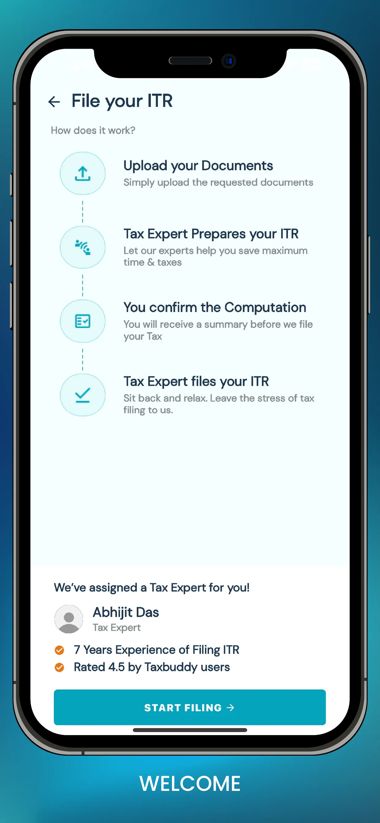 Income Tax Filing by TaxBuddy iphone screenshot 4