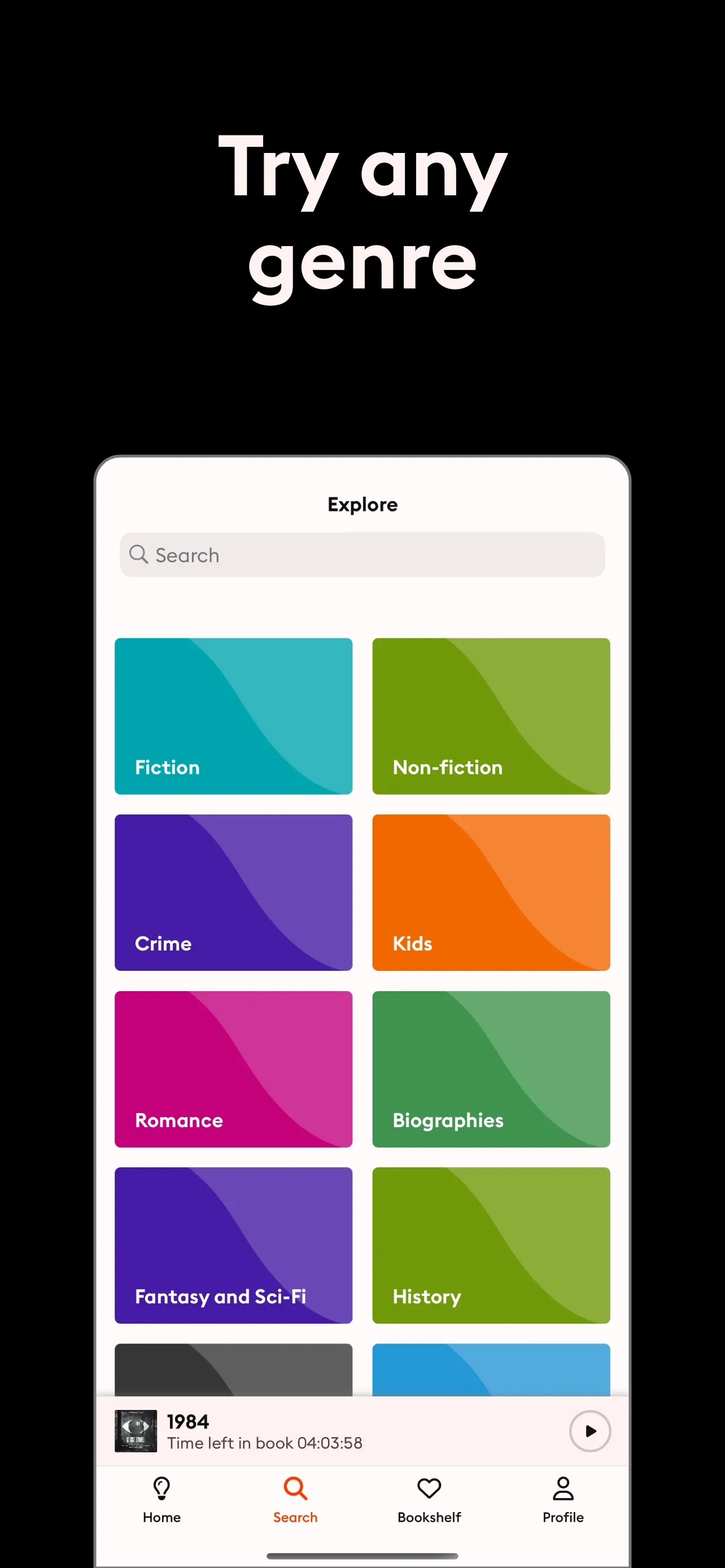 Storytel - Audiobooks Library iphone screenshot 5