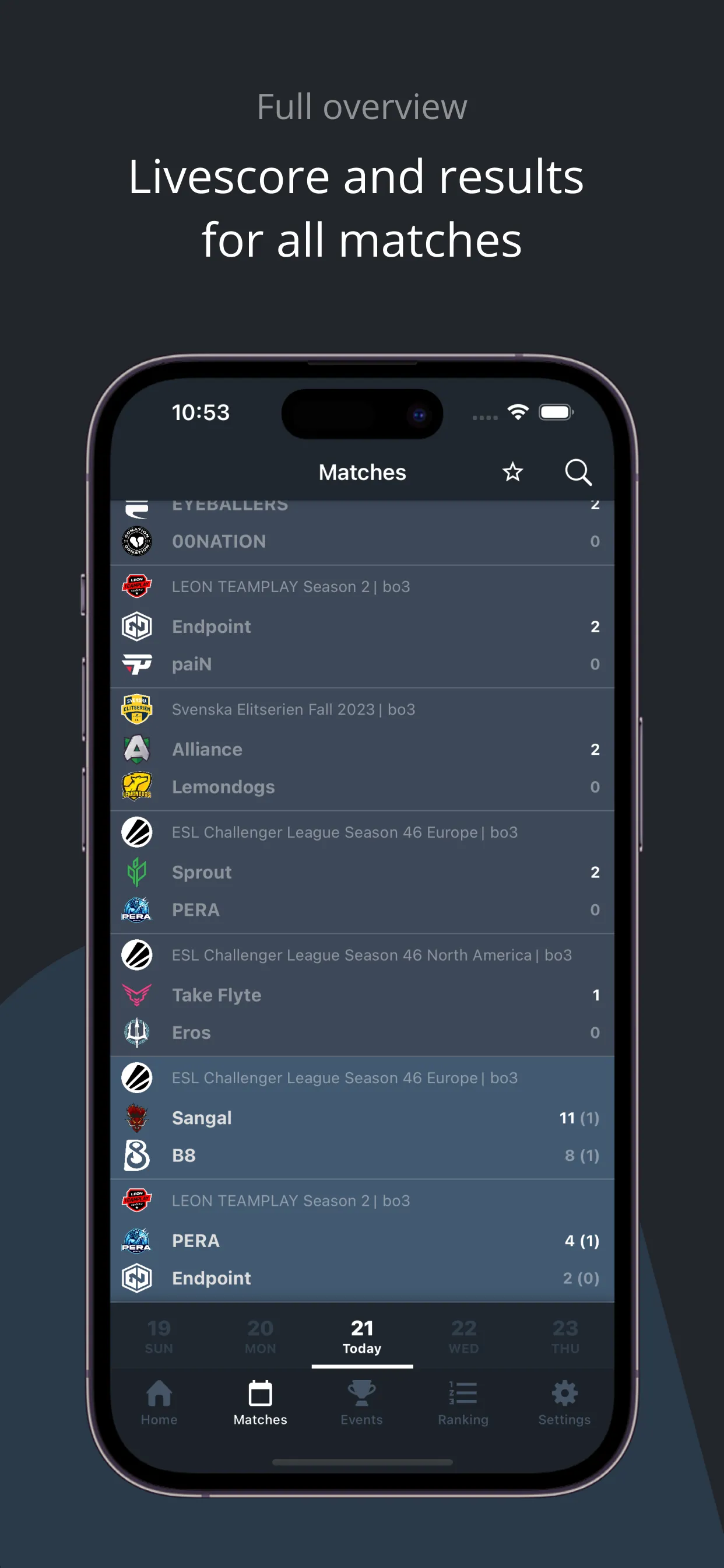 HLTV.org iphone screenshot 4