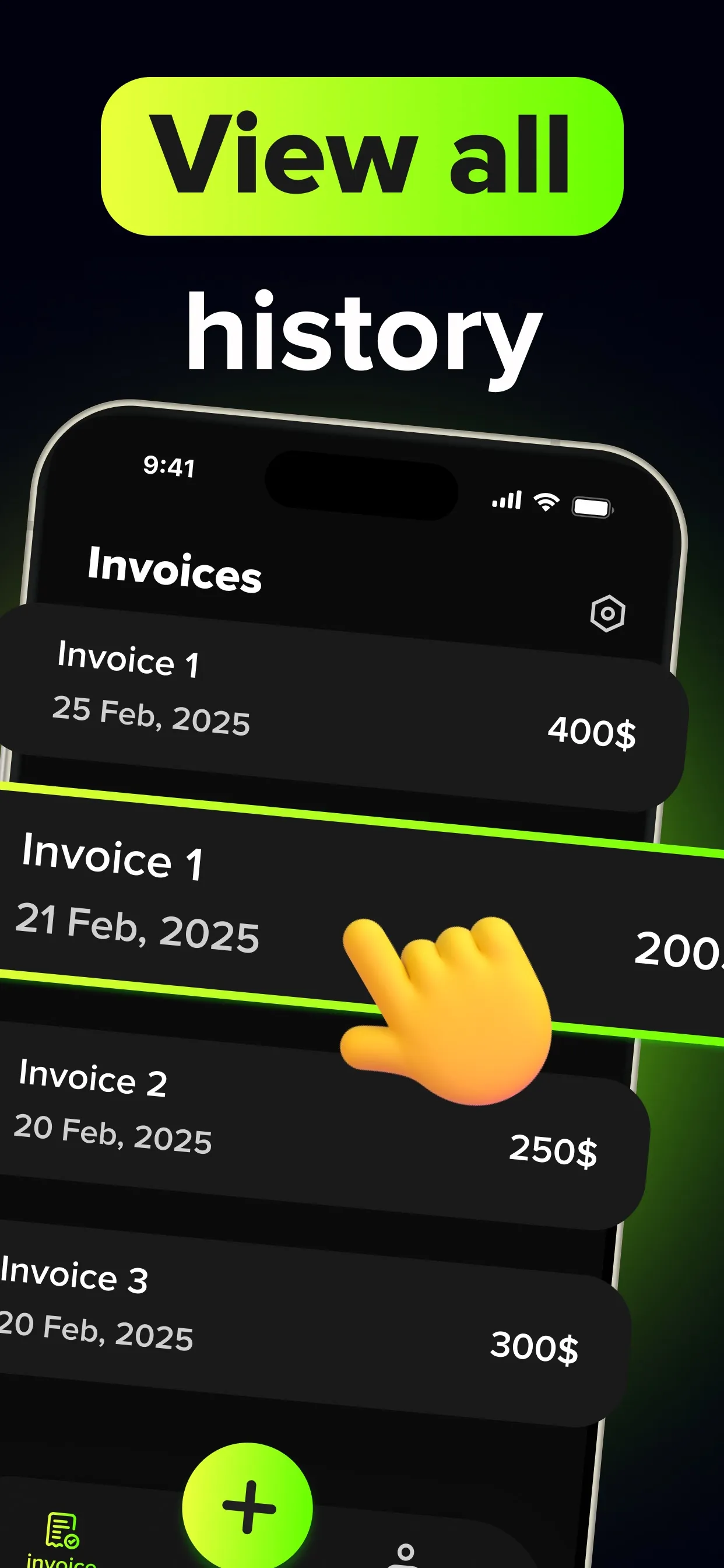 Invoice Maker & Receipt Pro iphone screenshot 2