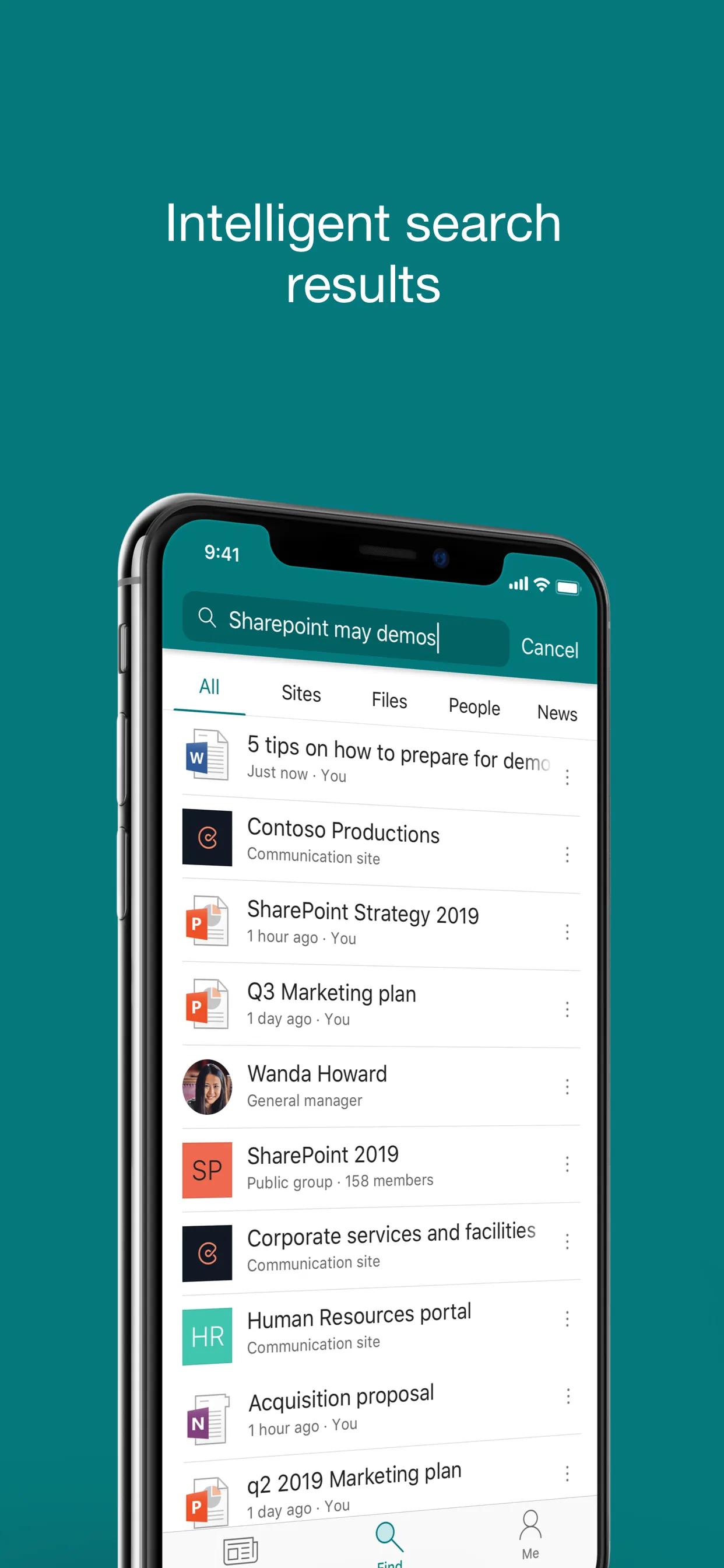 Microsoft SharePoint iphone screenshot 3