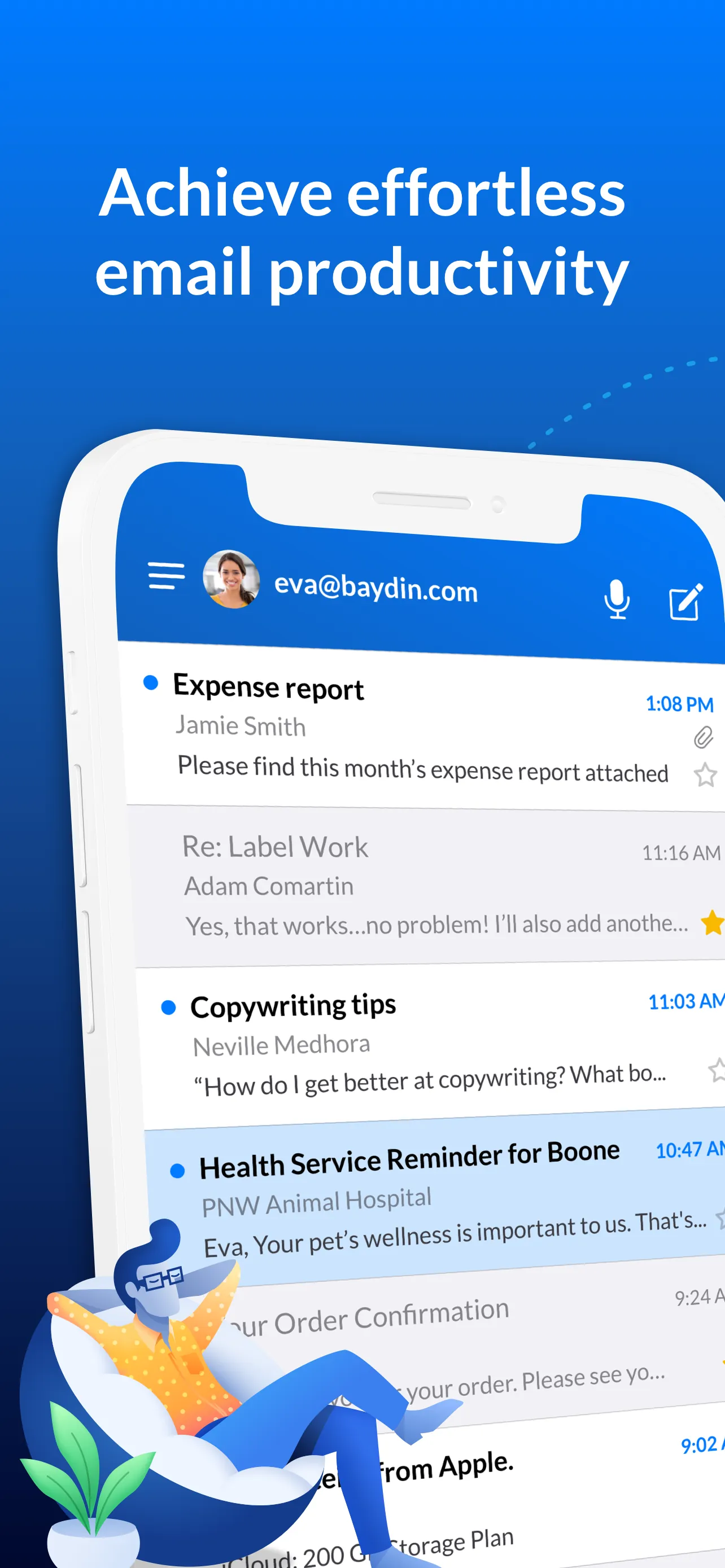 Email Client - Boomerang Mail iphone screenshot 1