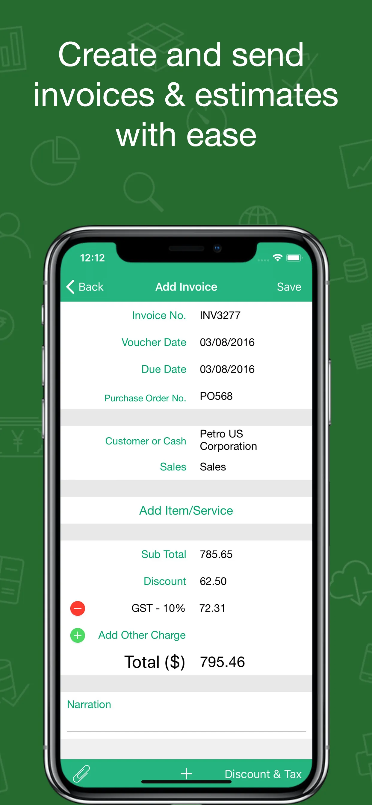 Book Keeper Accounting iphone screenshot 3