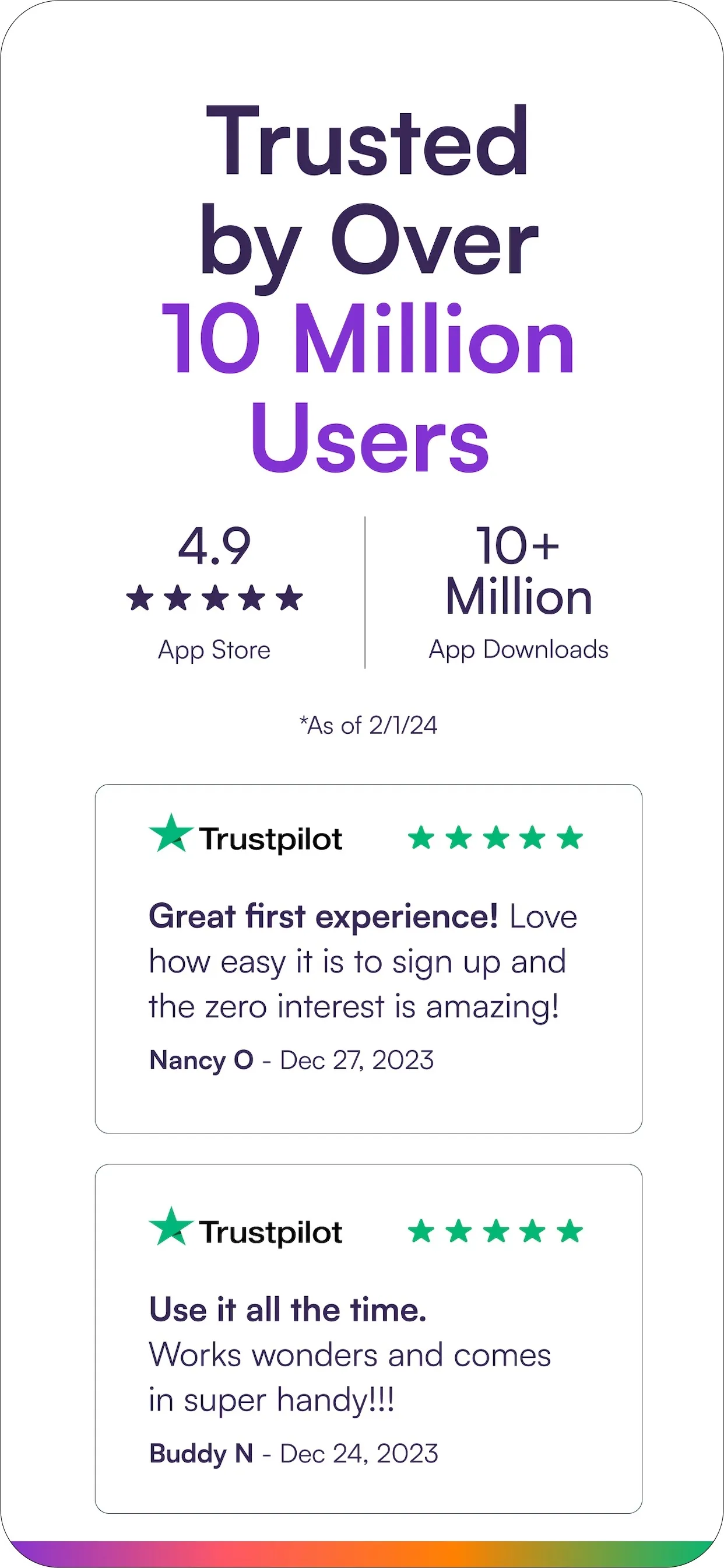 Sezzle - Buy Now, Pay Later iphone screenshot 3