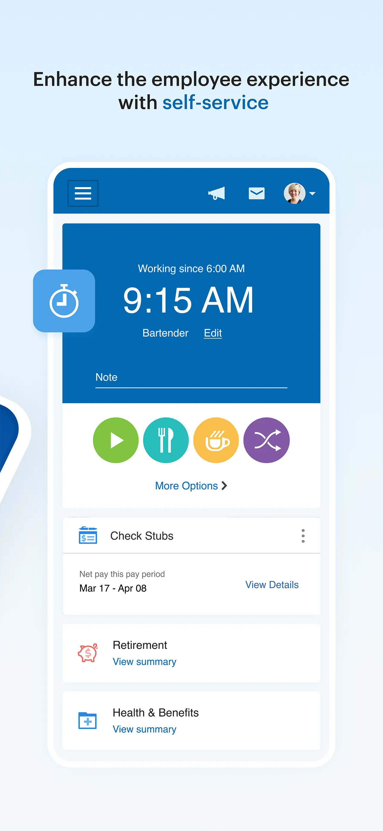 Paychex Flex iphone screenshot 2