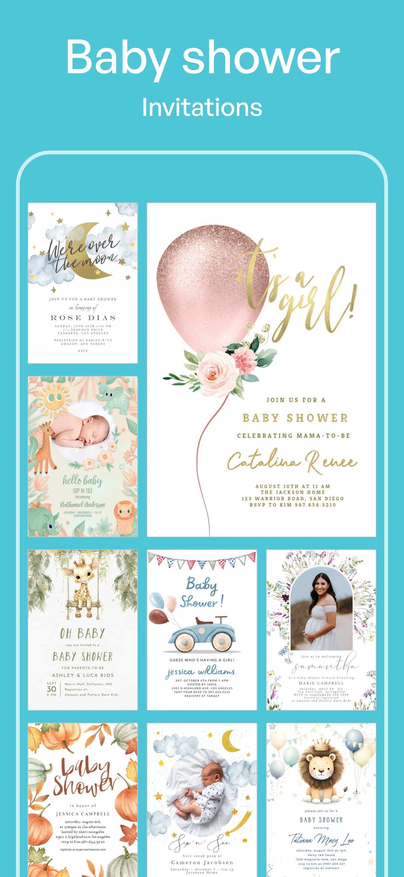 Invitation Maker: Cards & RSVP iphone screenshot 9
