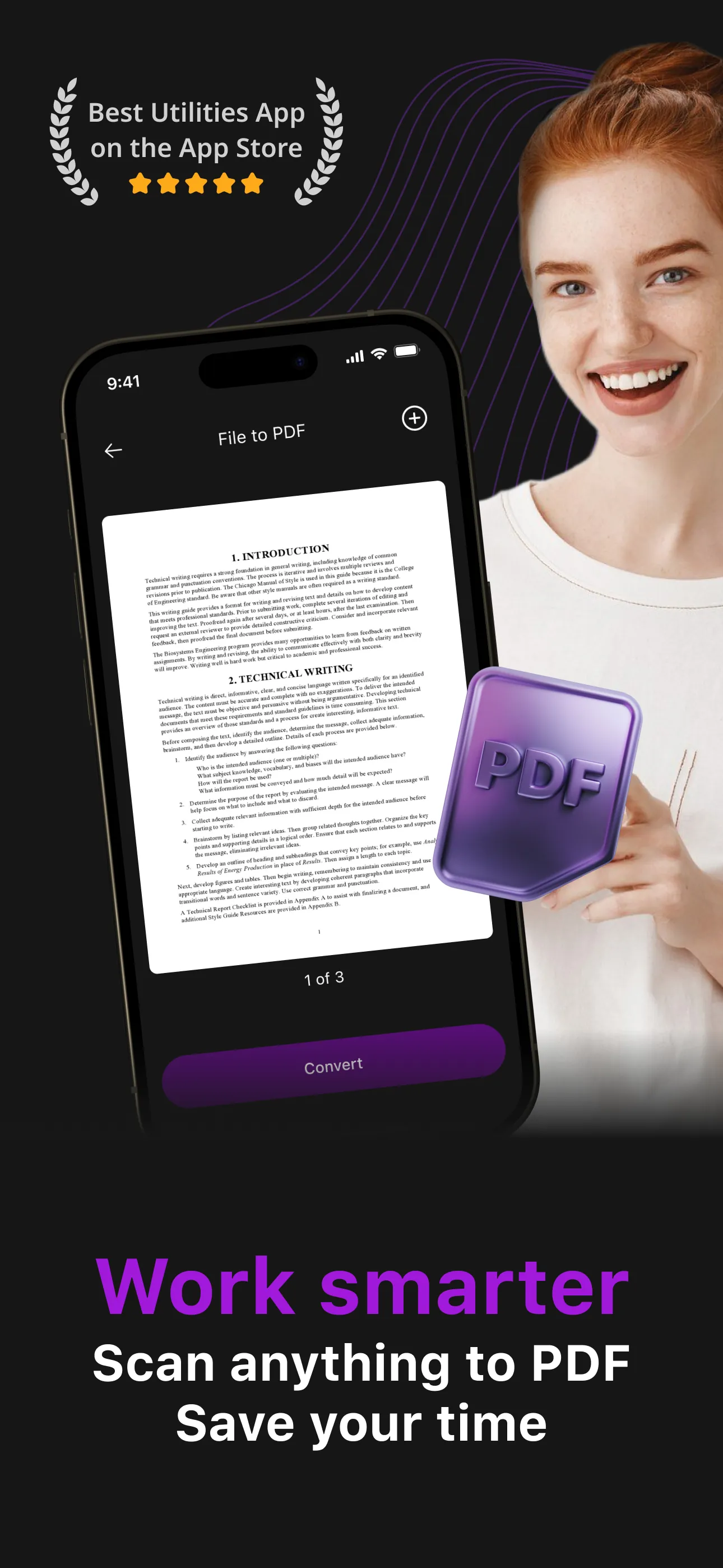 PDF Editor: Converter & Scan iphone screenshot 1