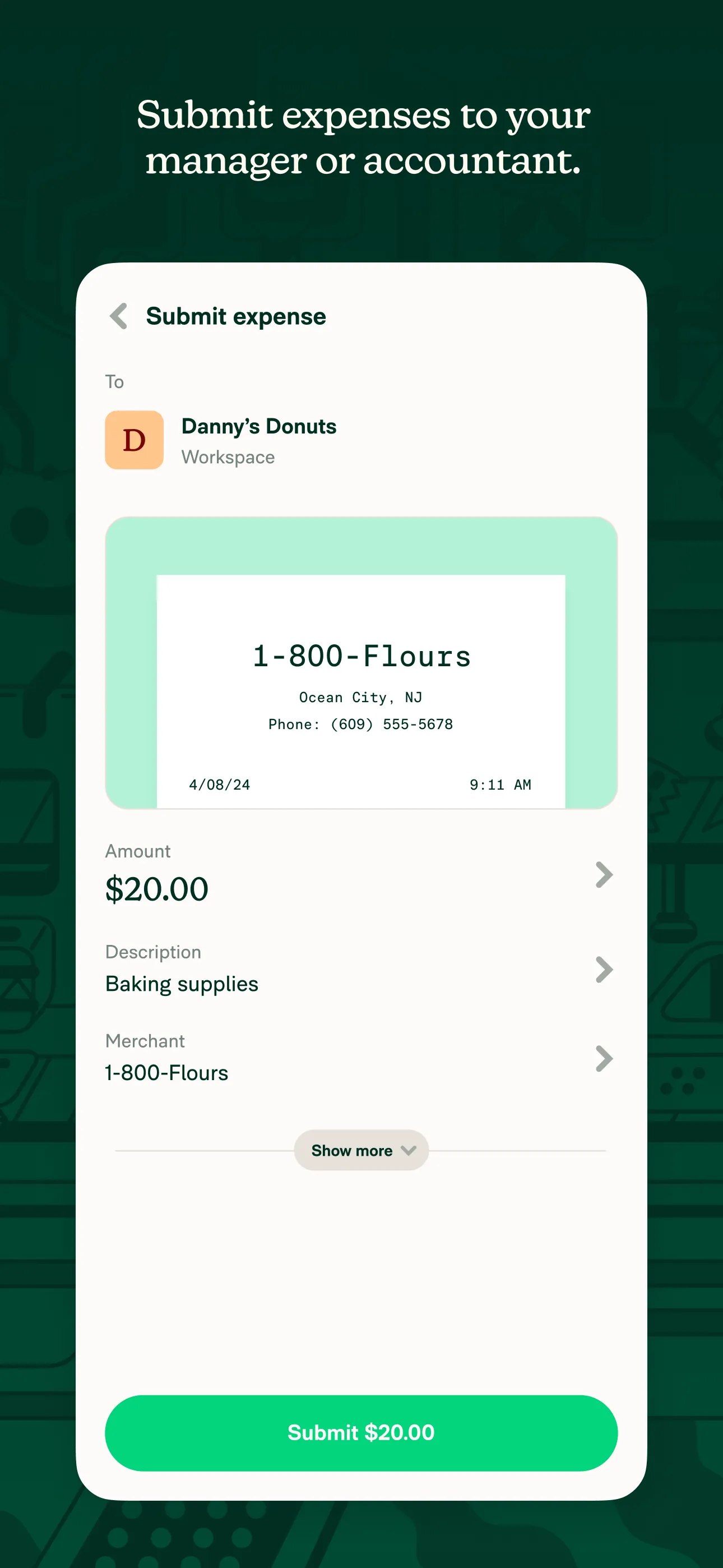 Expensify - Travel & Expense iphone screenshot 3