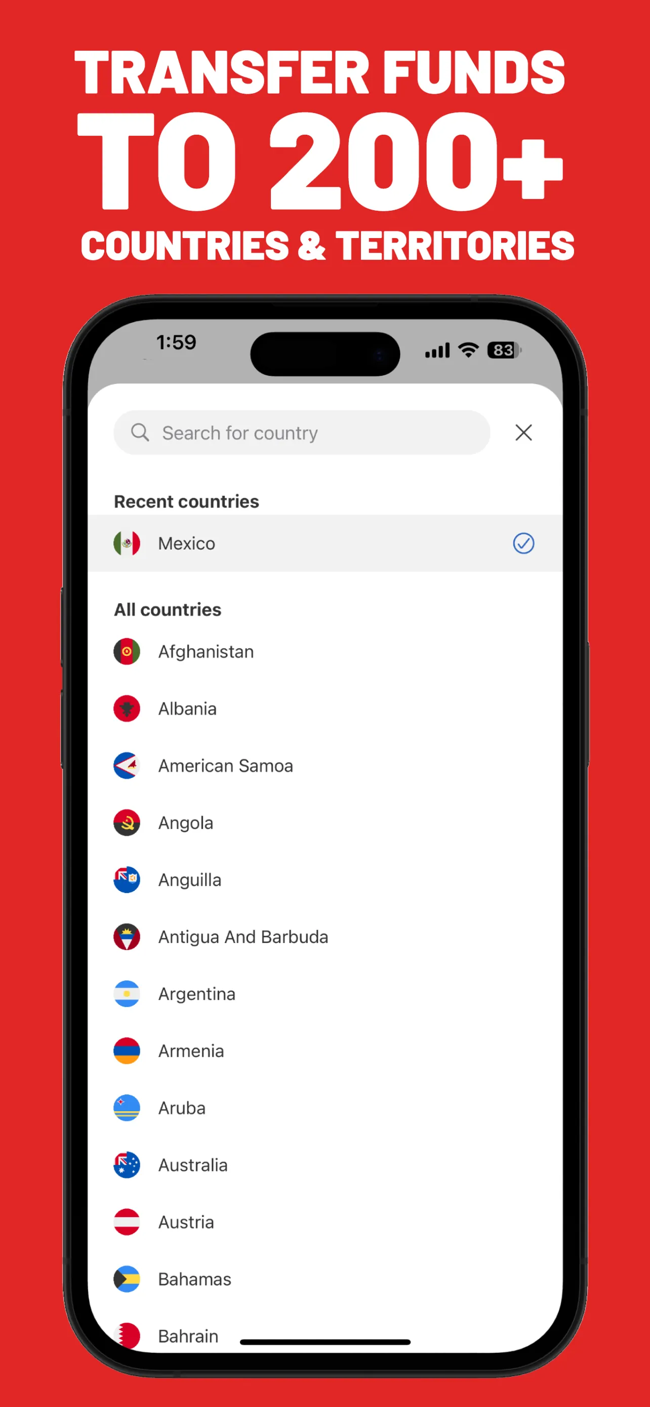 MoneyGram® Money Transfers App iphone screenshot 2