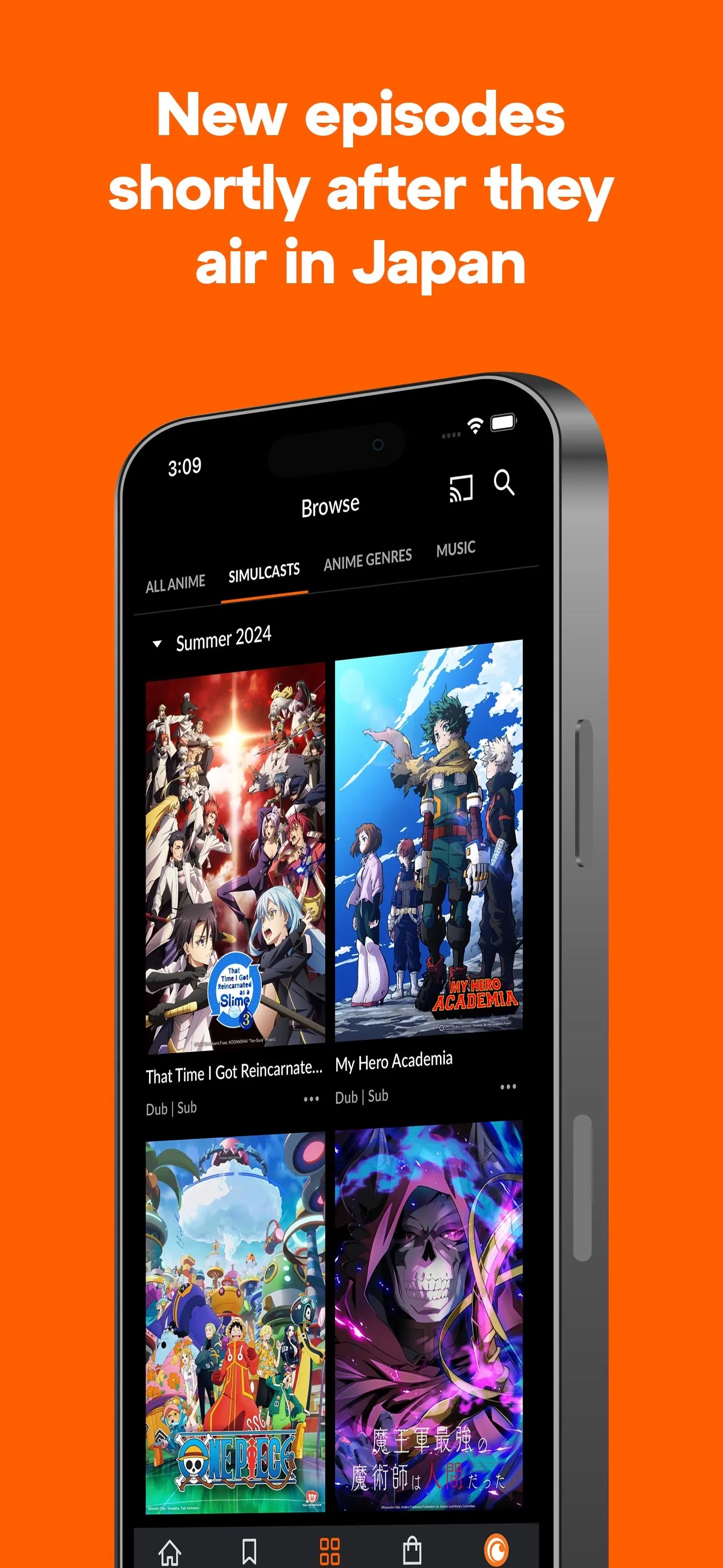 Crunchyroll iphone screenshot 3