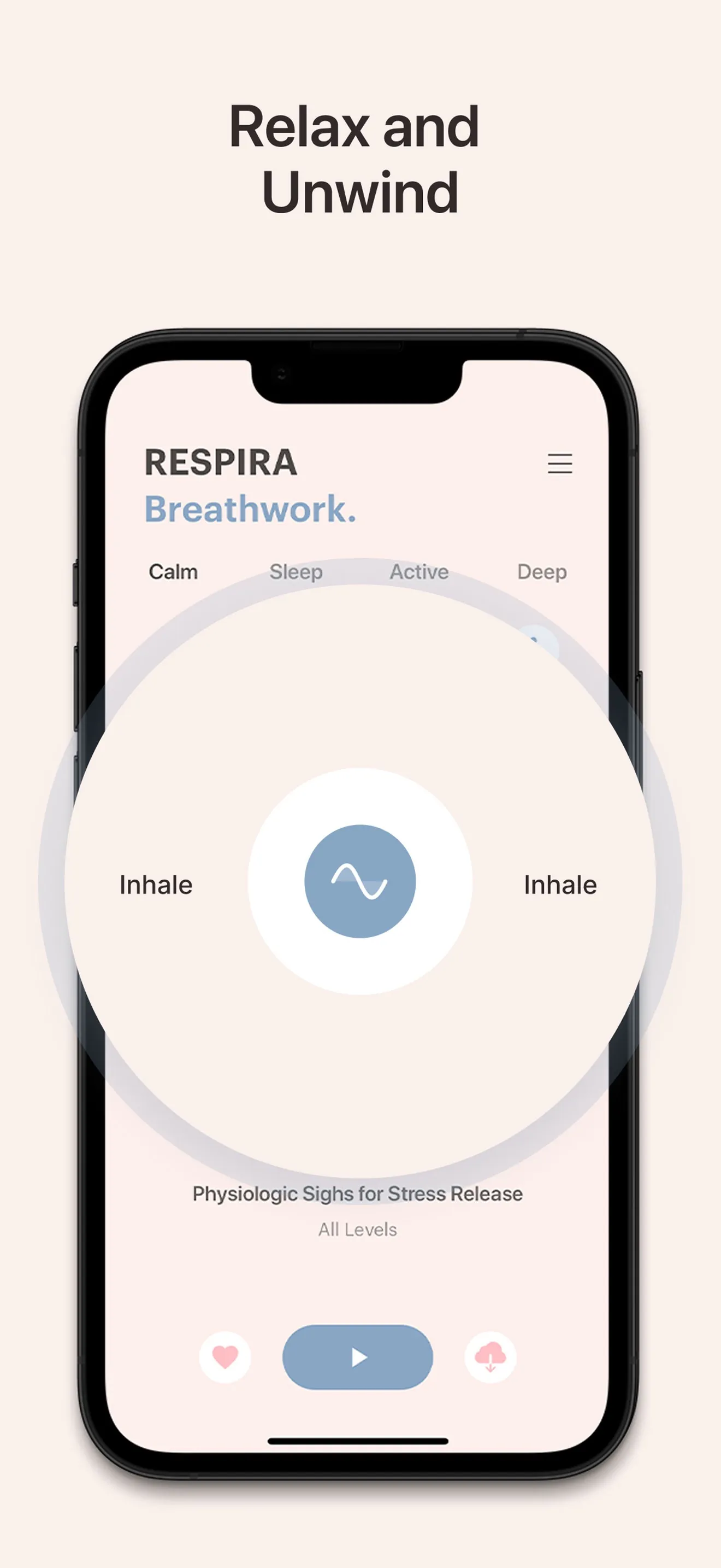 RESPIRA: Breathing Exercises iphone screenshot 2