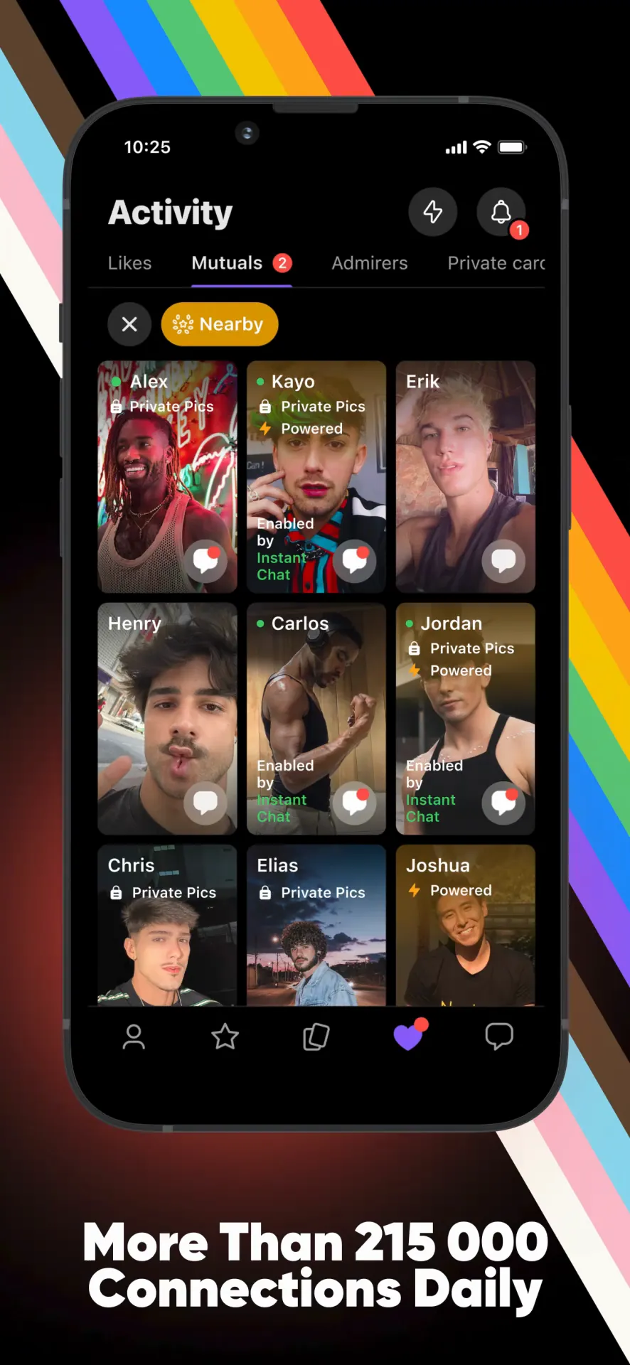 Taimi LGBTQ+ Dating & Chat App iphone screenshot 1