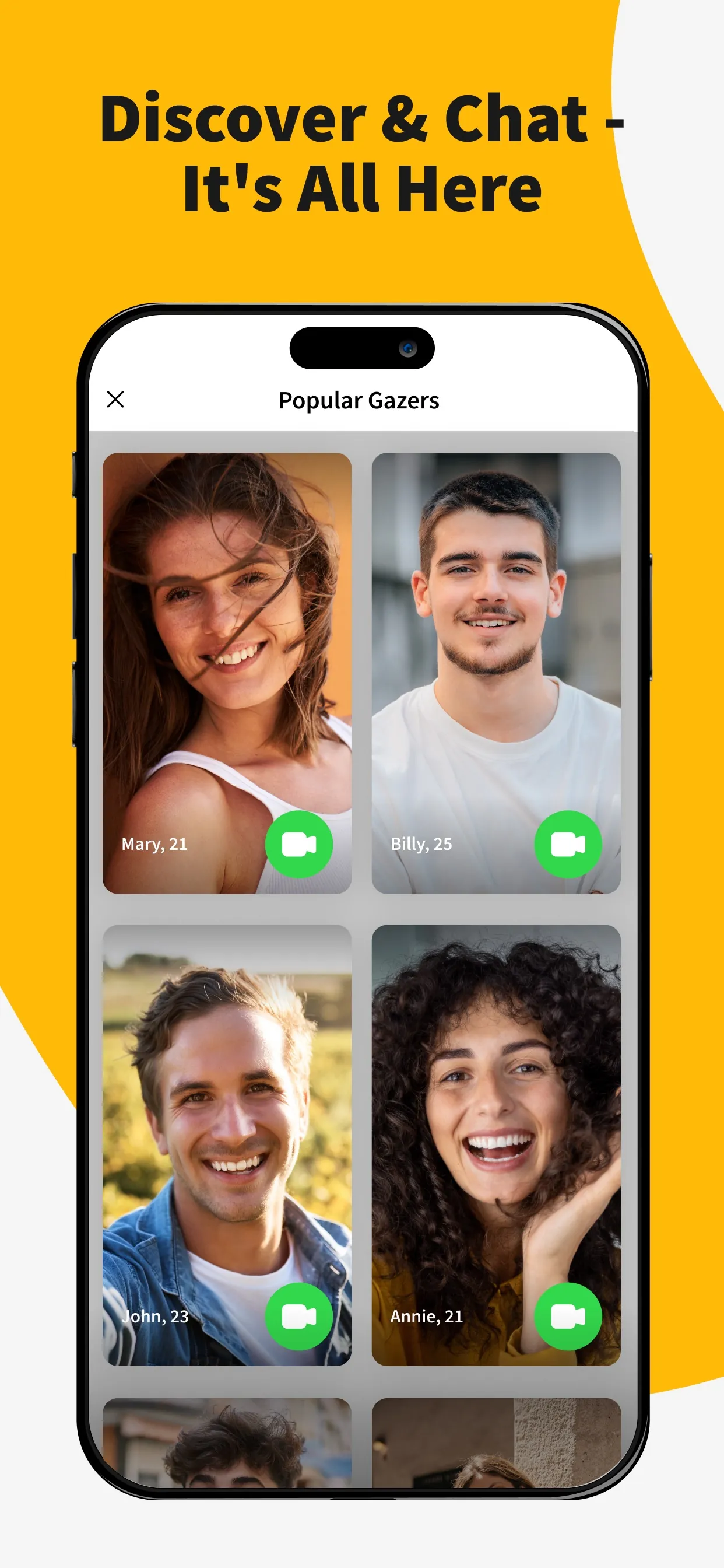 Gaze: Live Video Chat App iphone screenshot 3