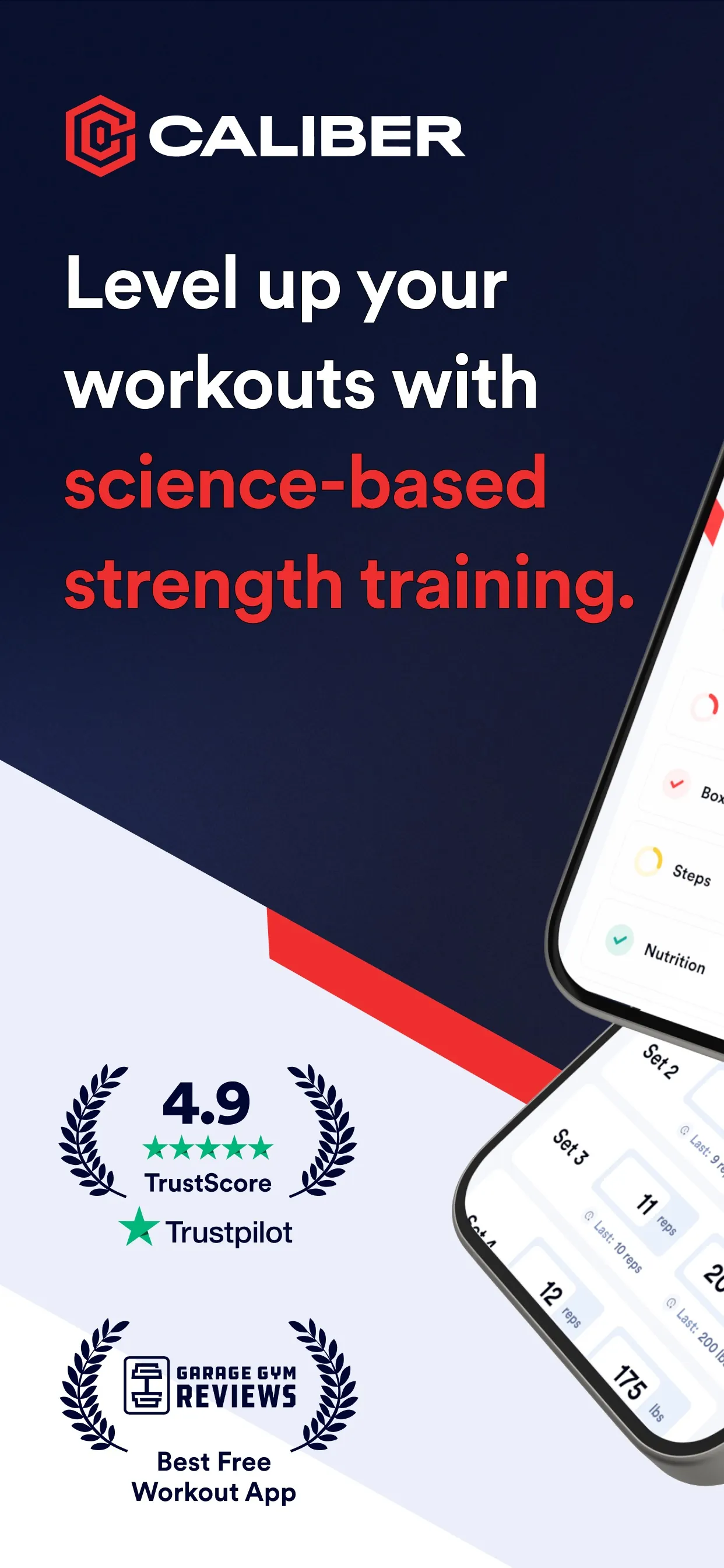 Caliber: Strength Training iphone screenshot 1