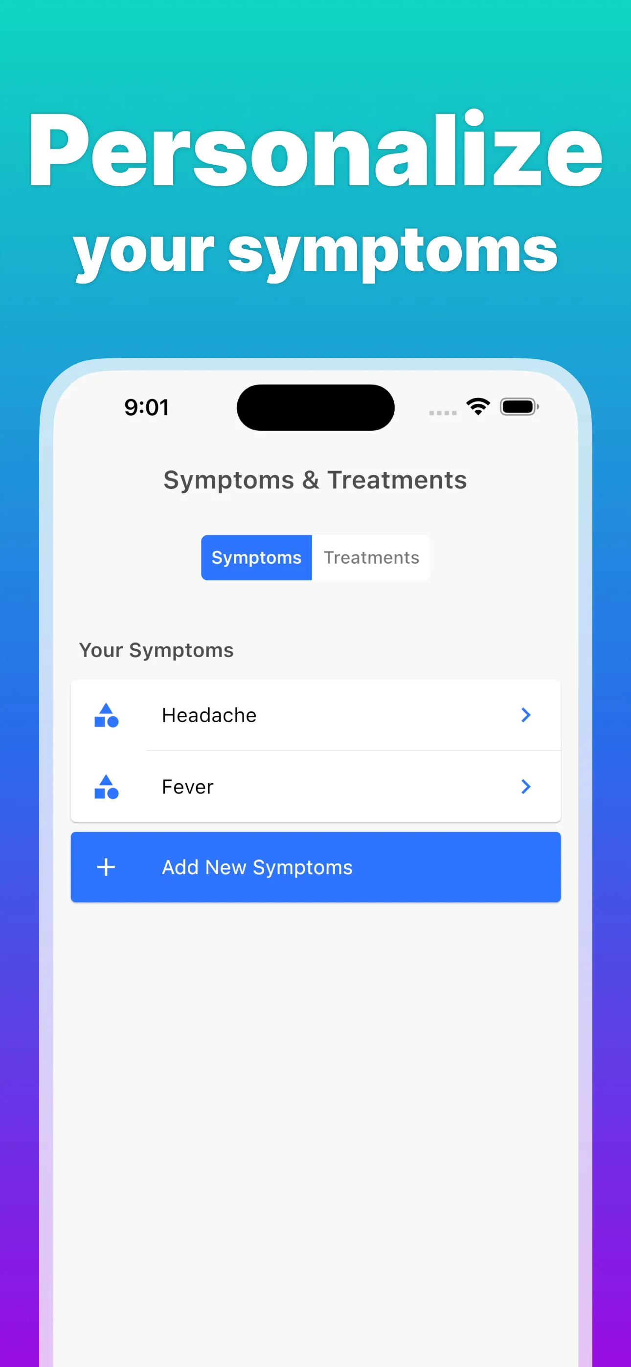 Symptom Tracker゜ iphone screenshot 4
