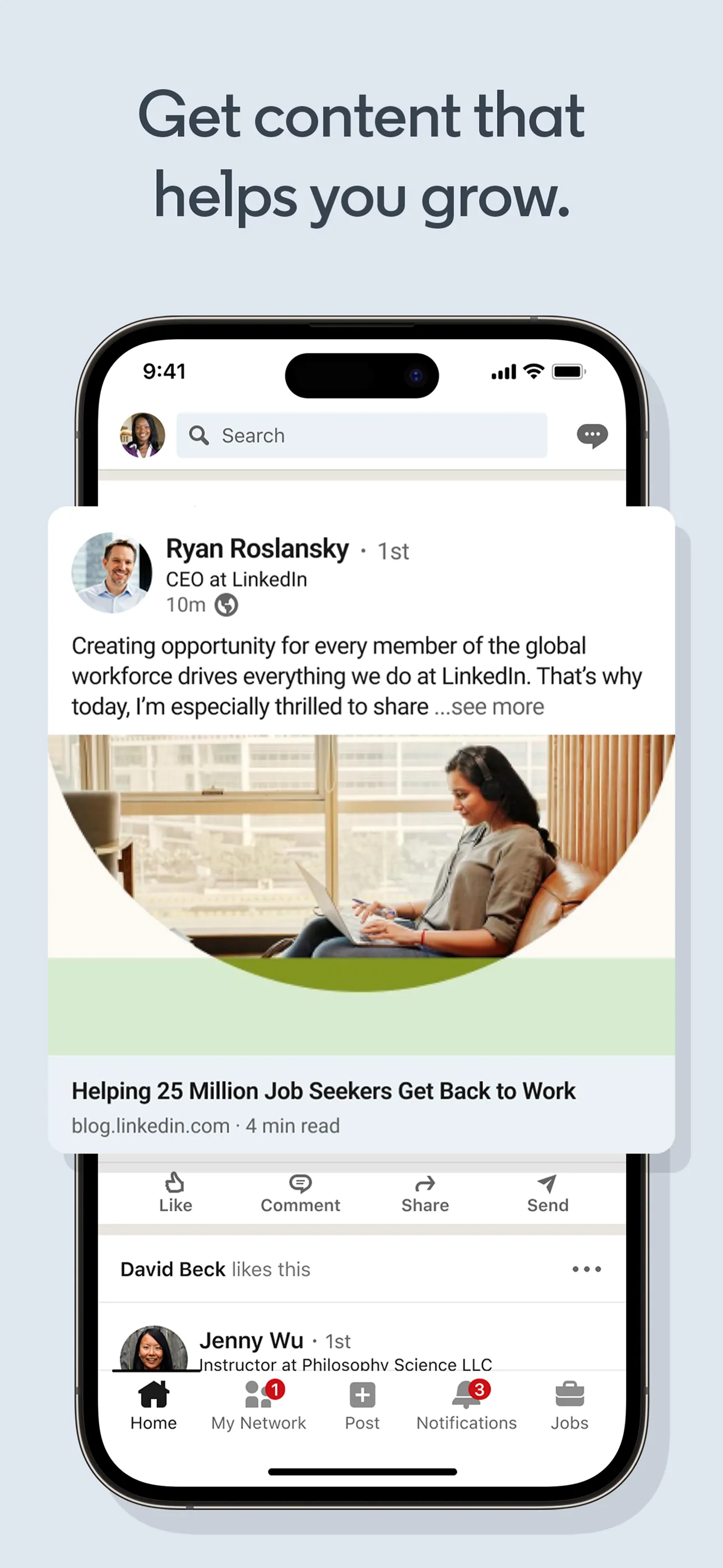 LinkedIn: Network & Job Finder iphone screenshot 4