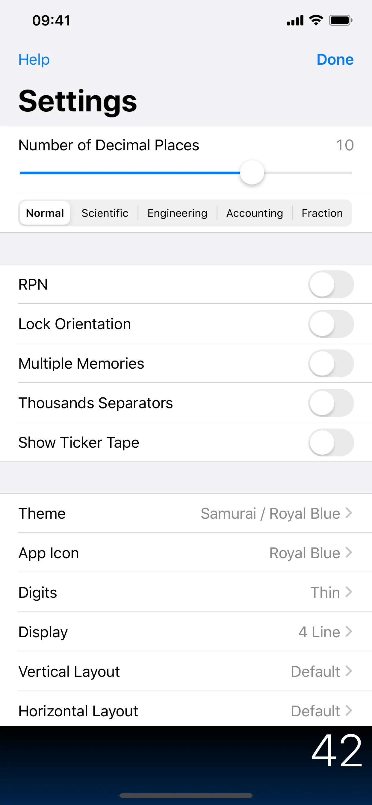 PCalc iphone screenshot 6