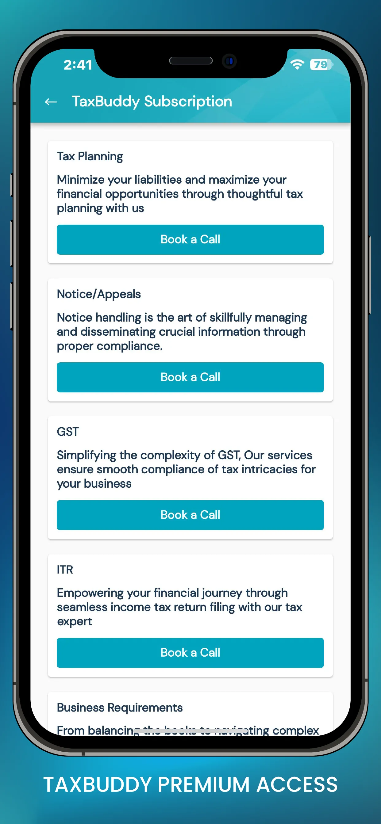 Income Tax Filing by TaxBuddy iphone screenshot 1