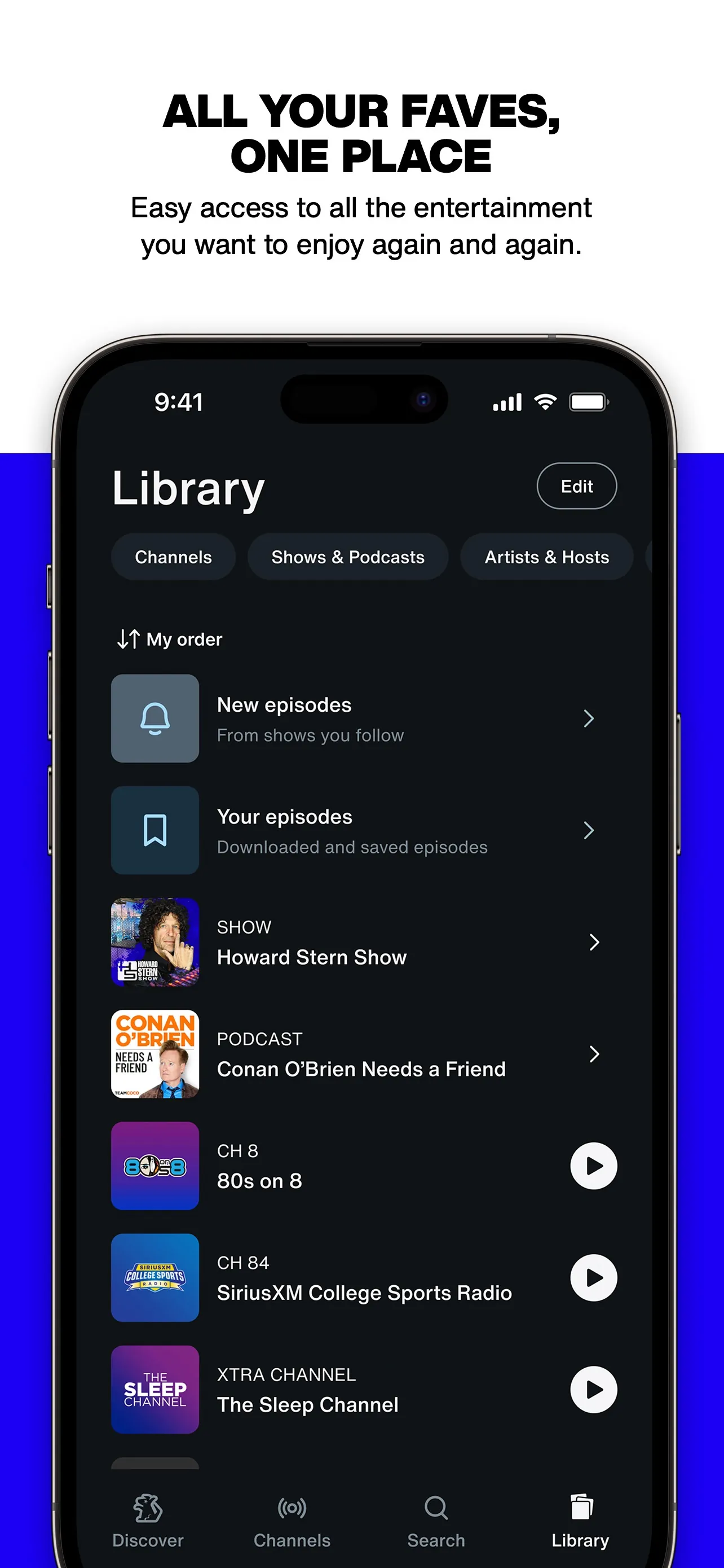 SiriusXM: Music, Sports & News iphone screenshot 5